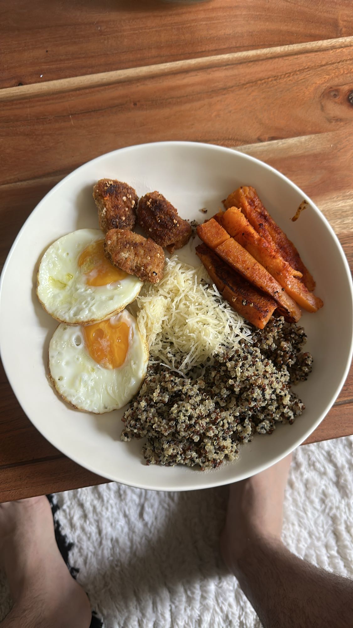 Bol quinoa oeufs
