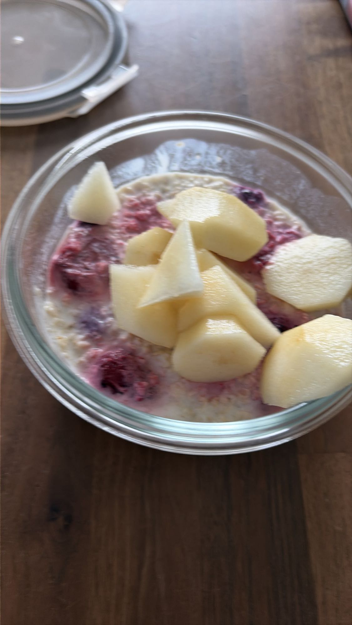 Havregröt med äpple