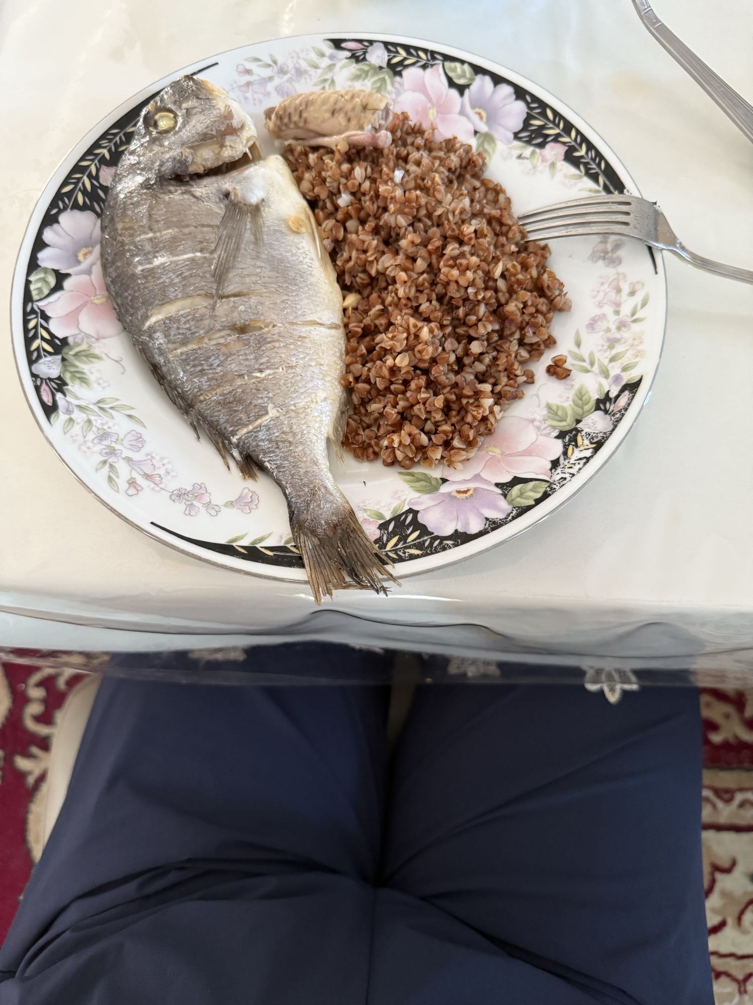 рыба с гречкой