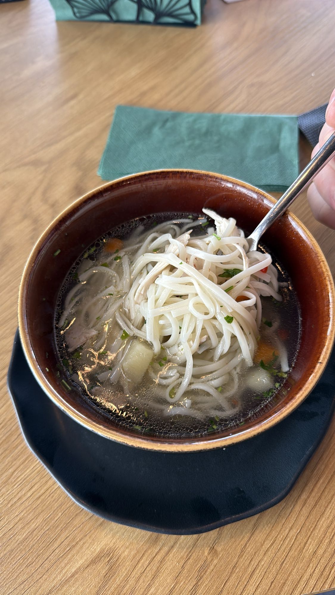 Chicken Rice Noodle Soup
