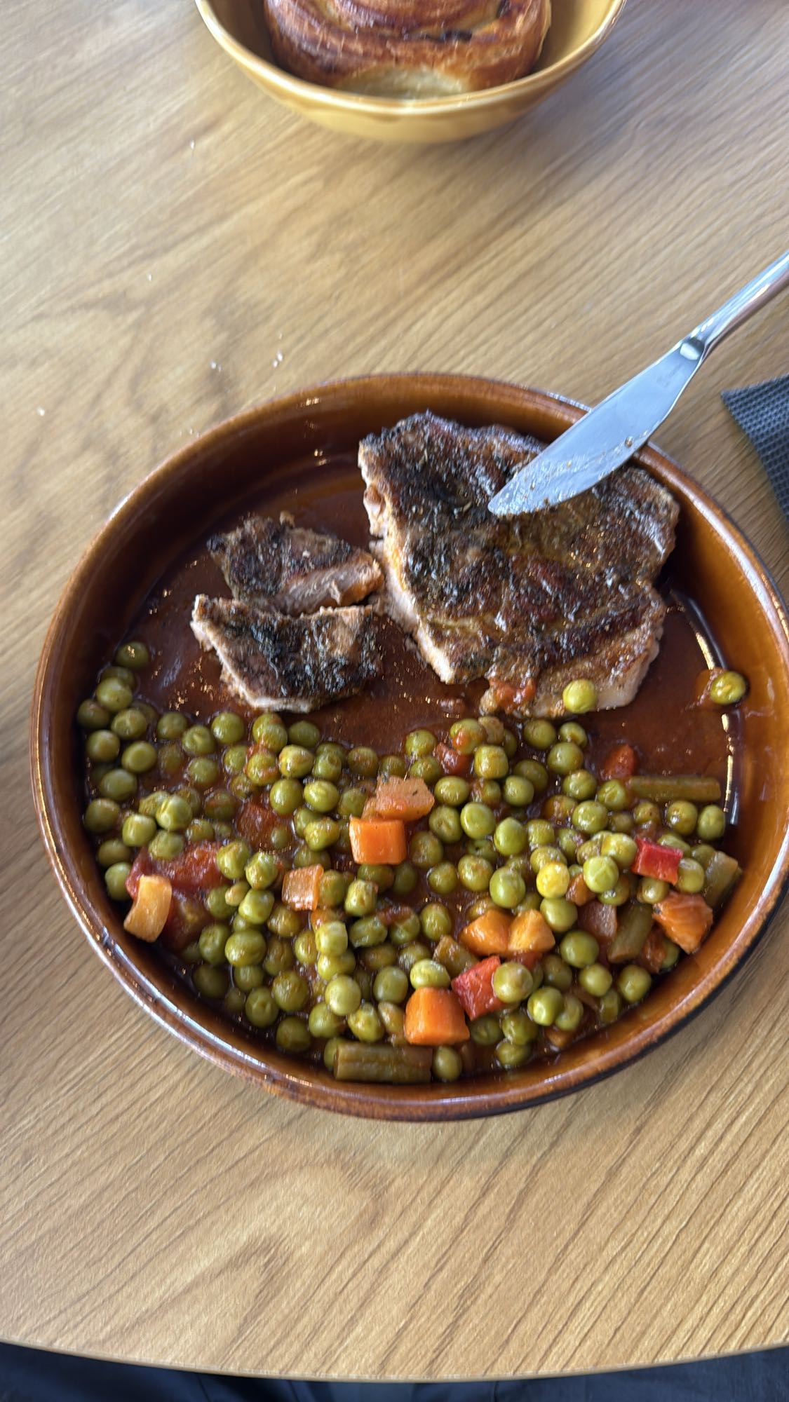Pork with Peas