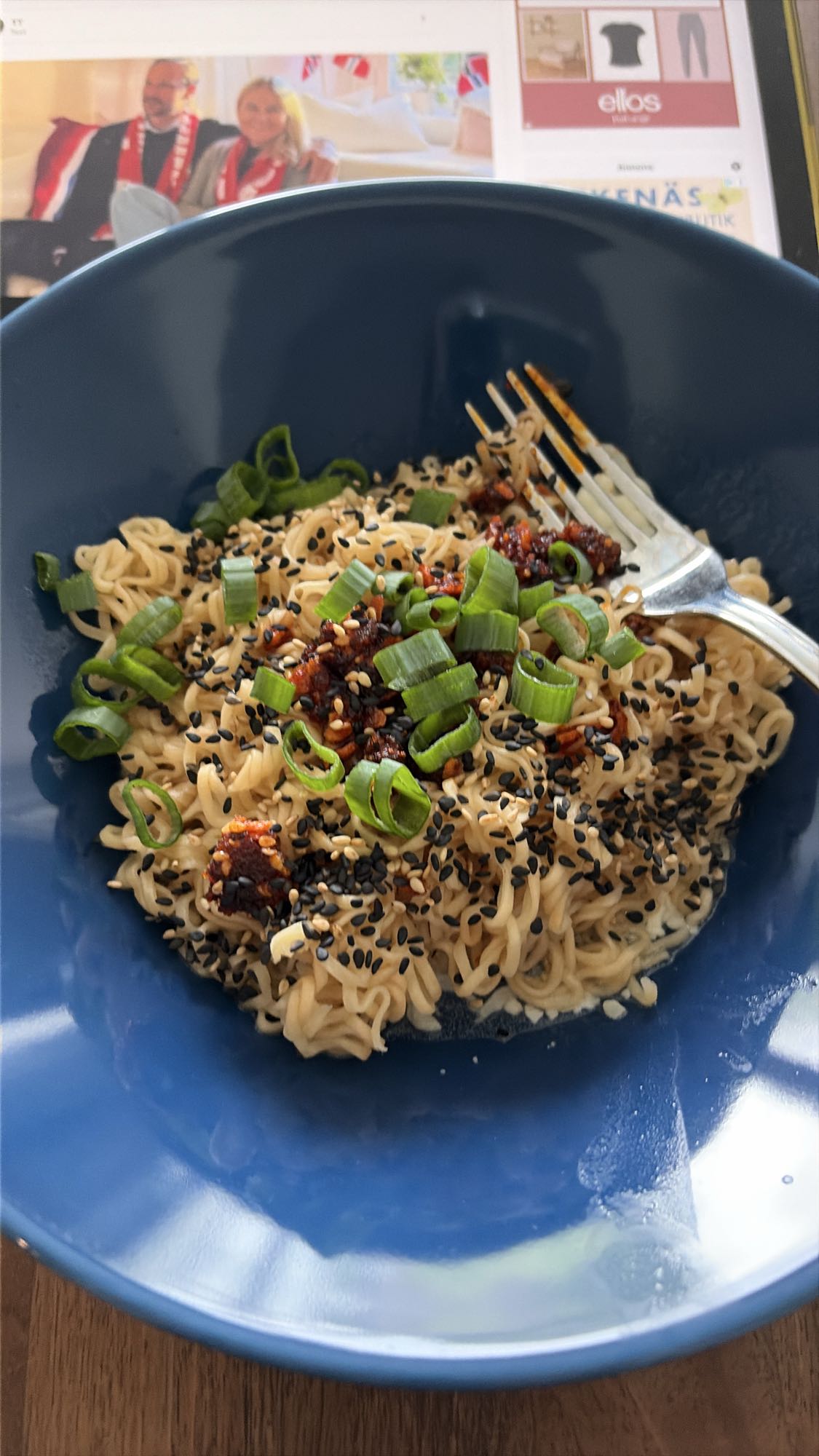Nudlar med chiliolja