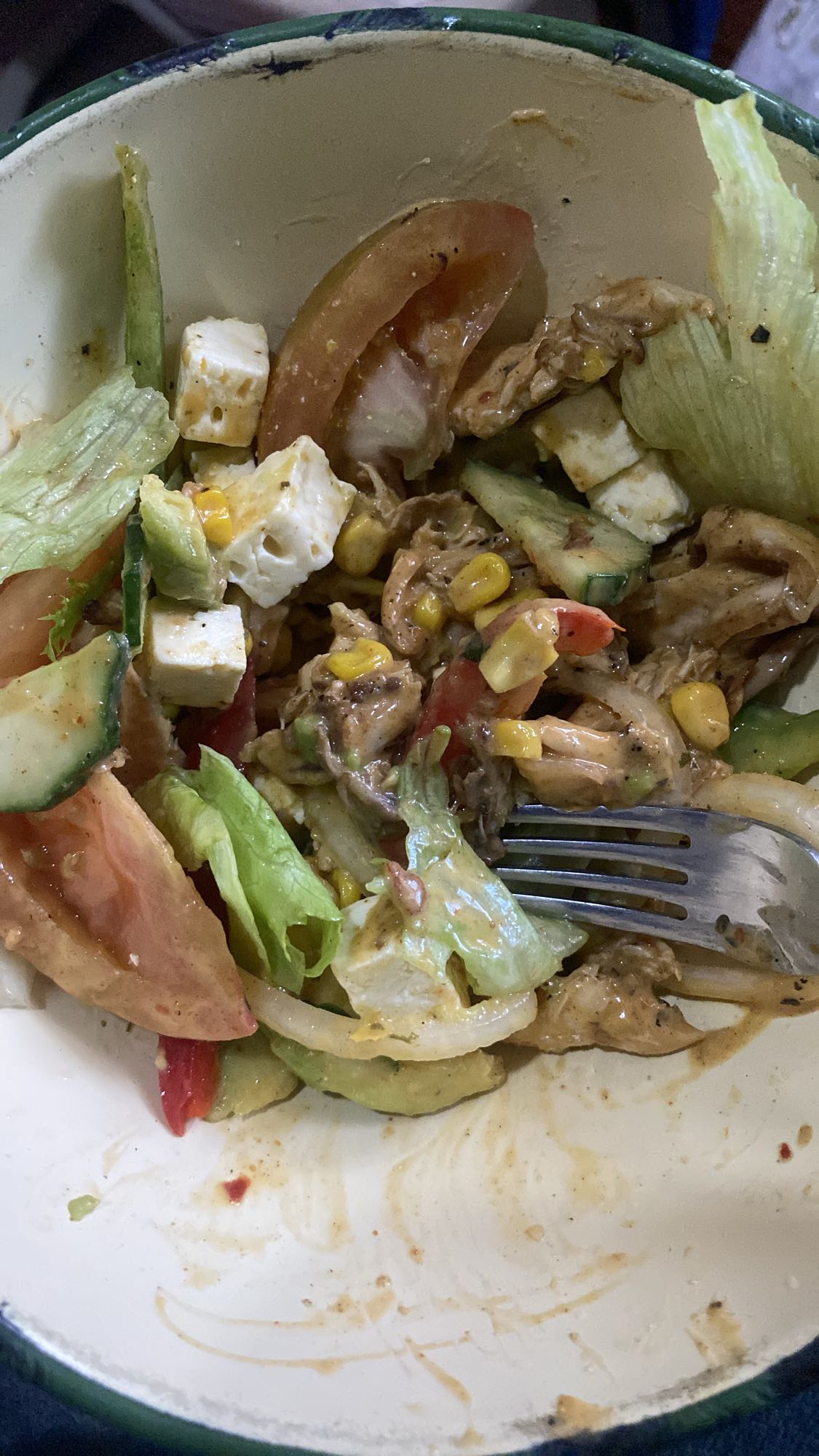 Chicken Feta Salad