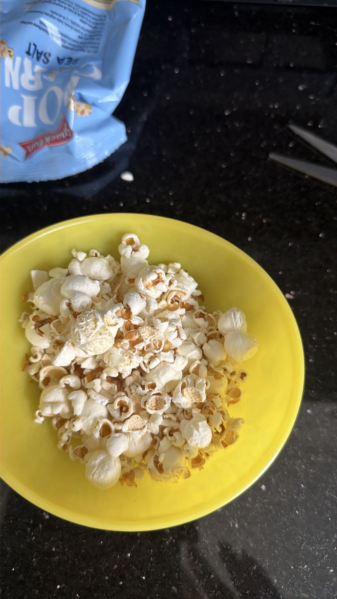 Popcorn mit Meersalz