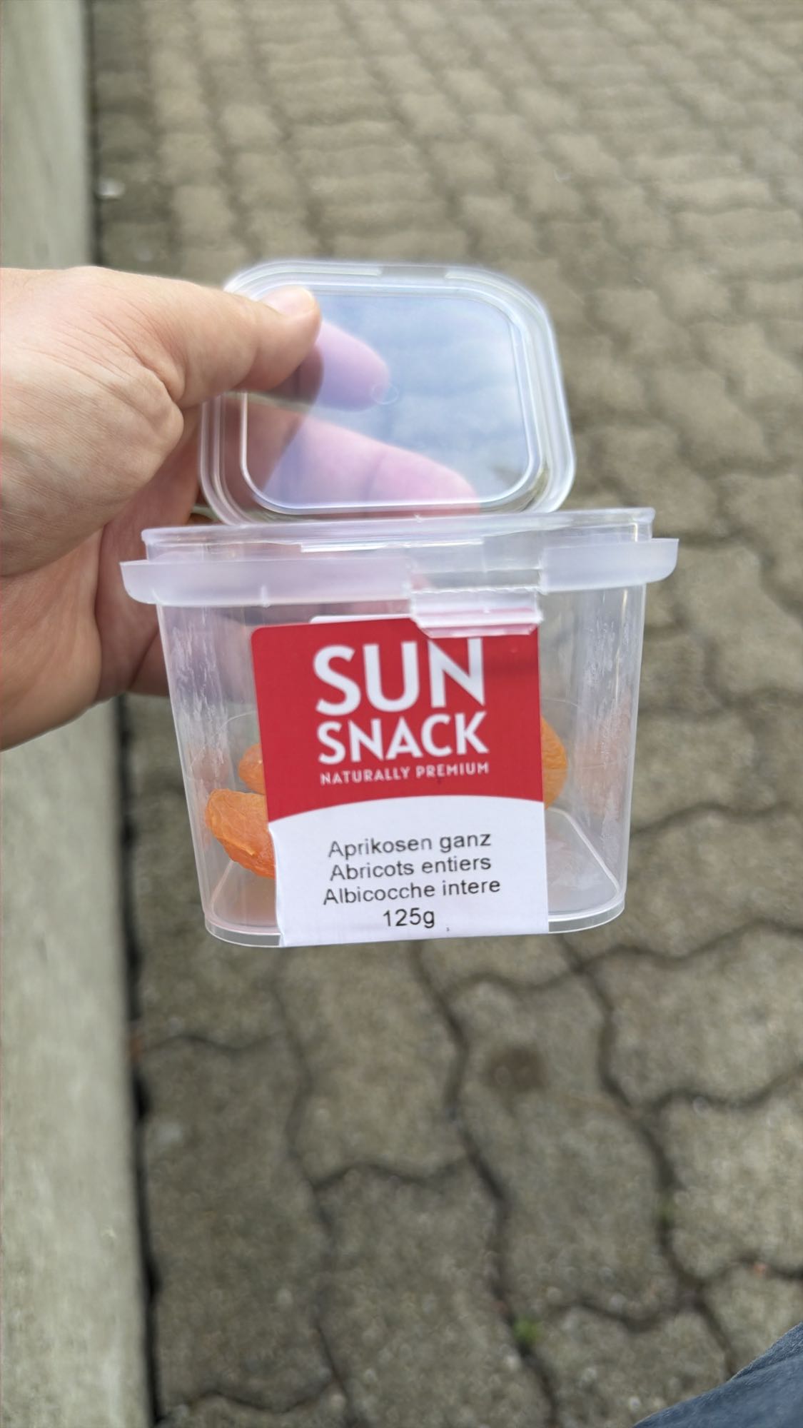 Aprikosen Snack