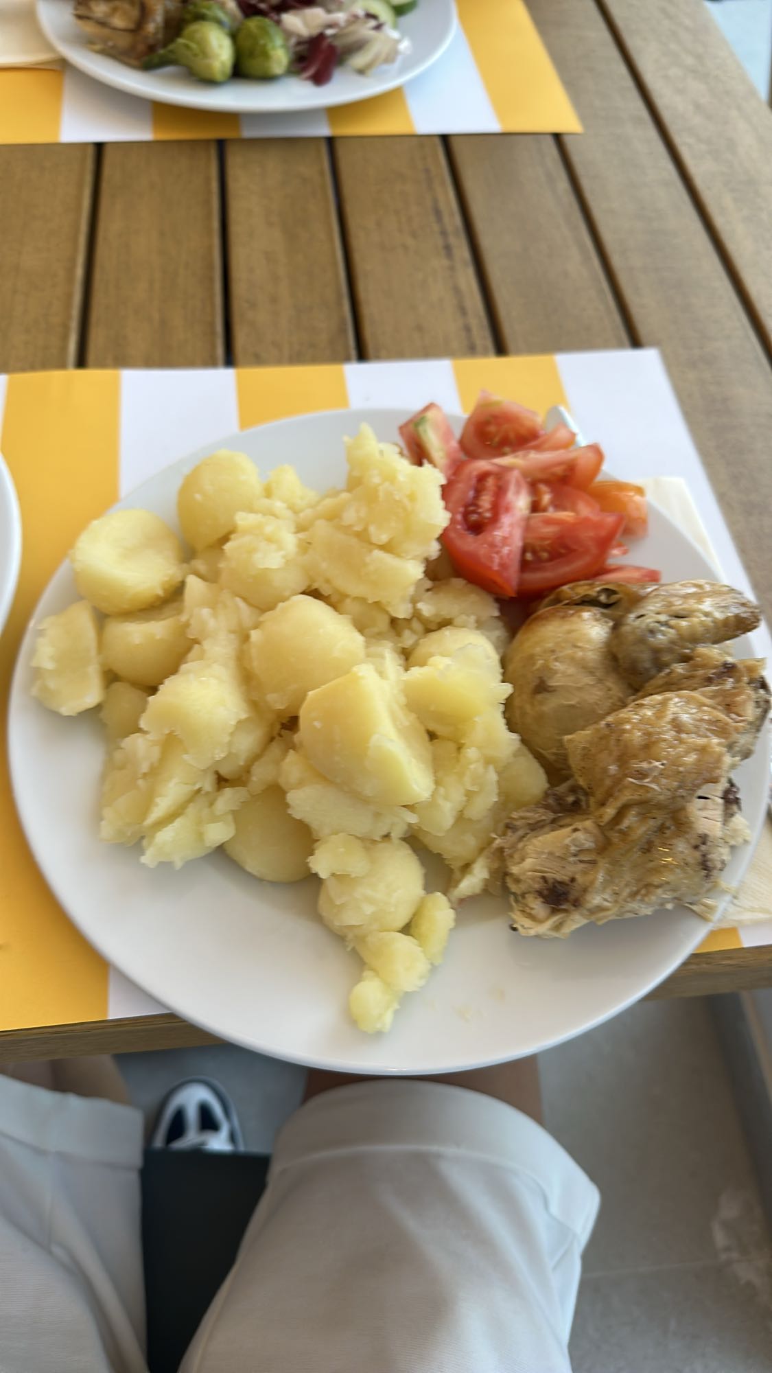 pollo con papas