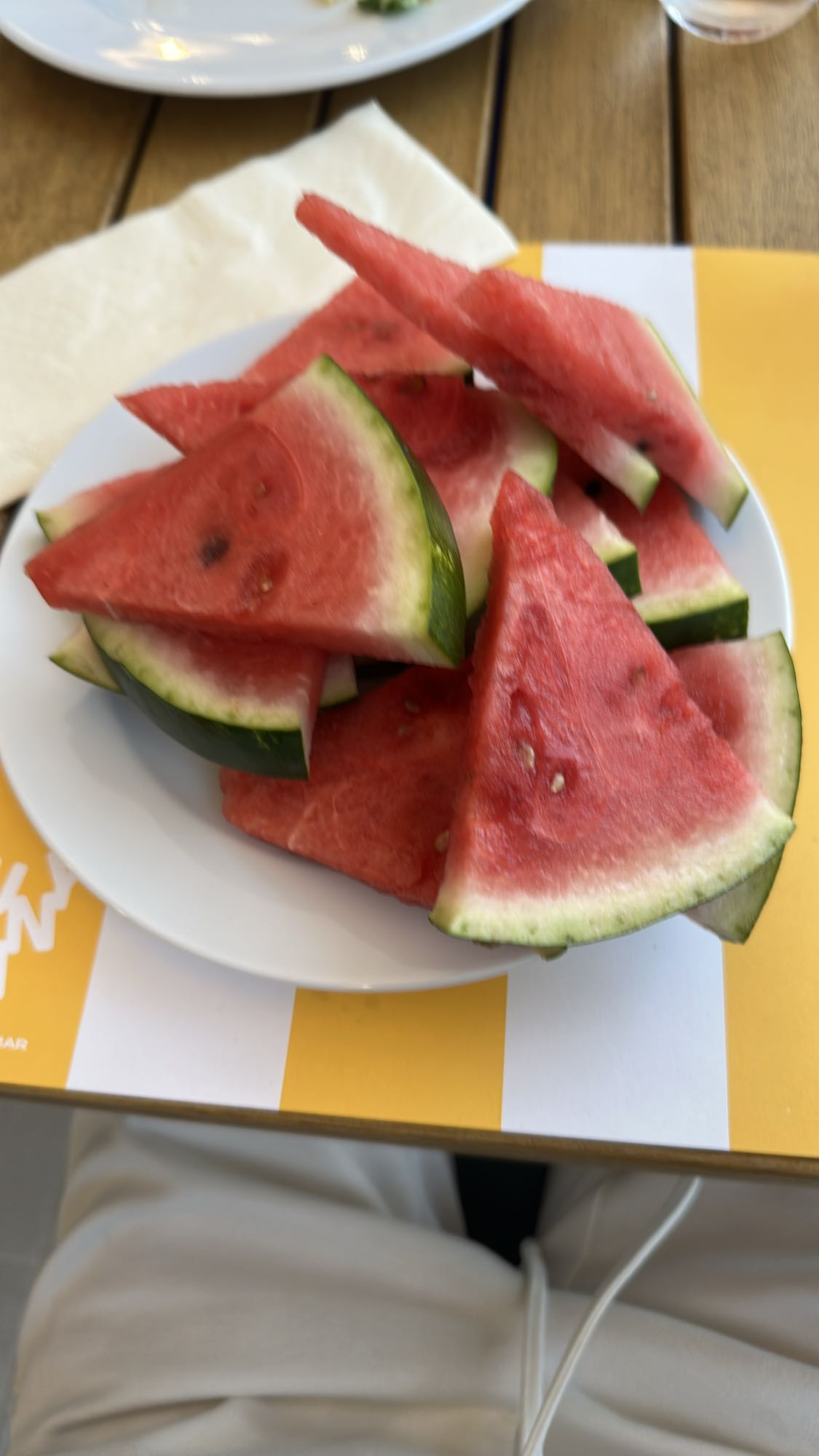 Plato de sandía