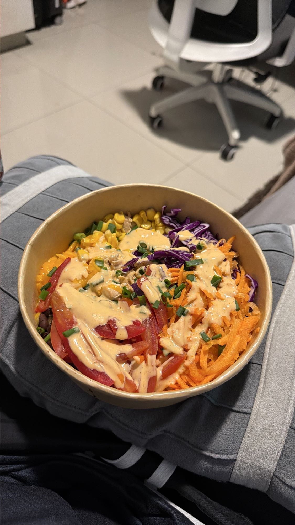 ensalada con pollo