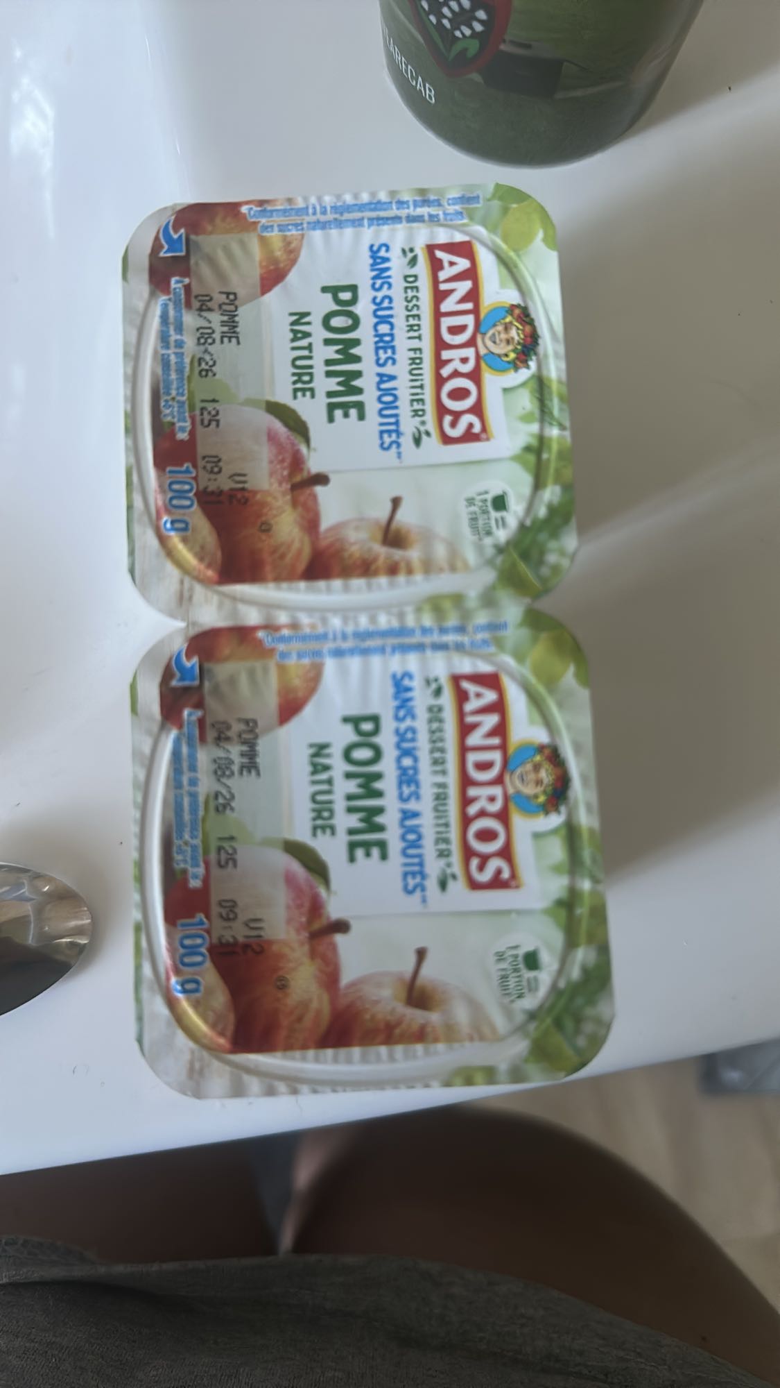 Compote pomme x2
