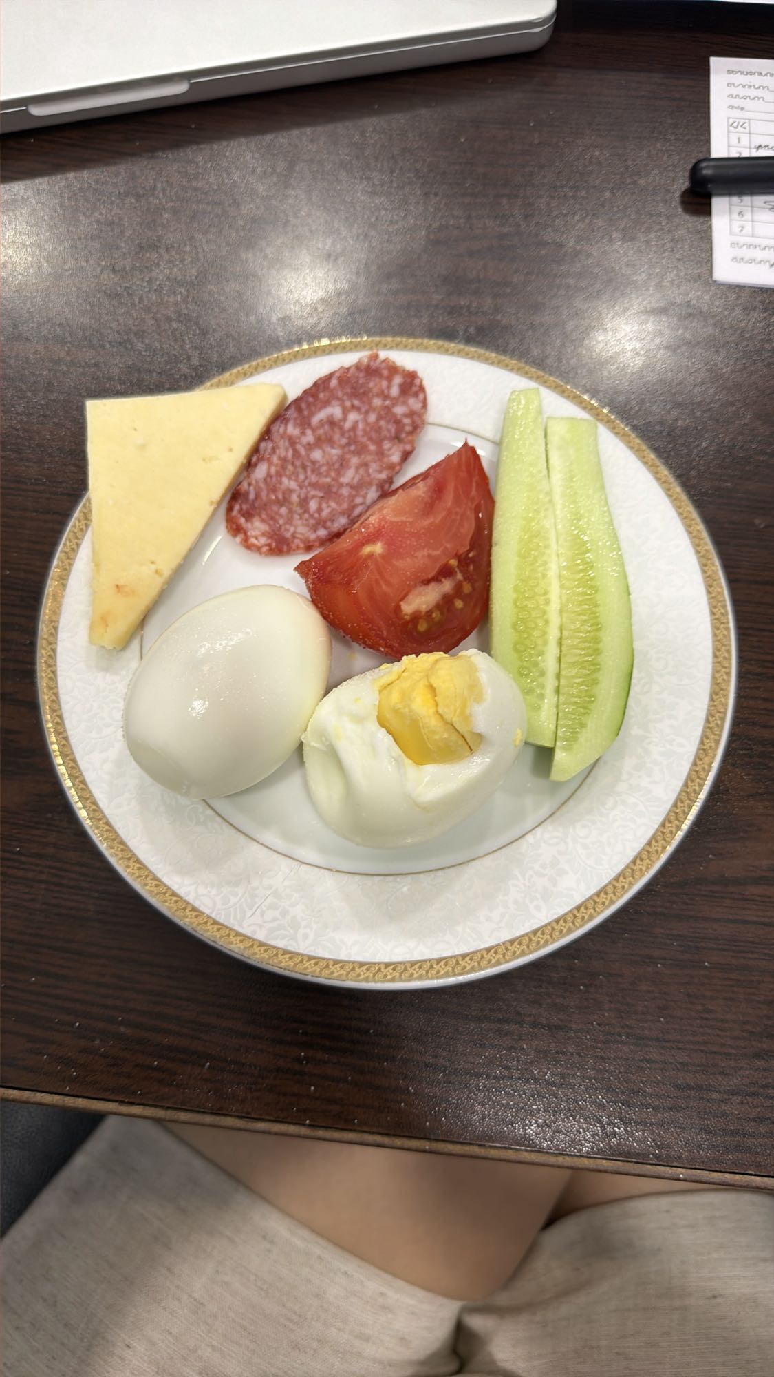Egg Cheese Plate