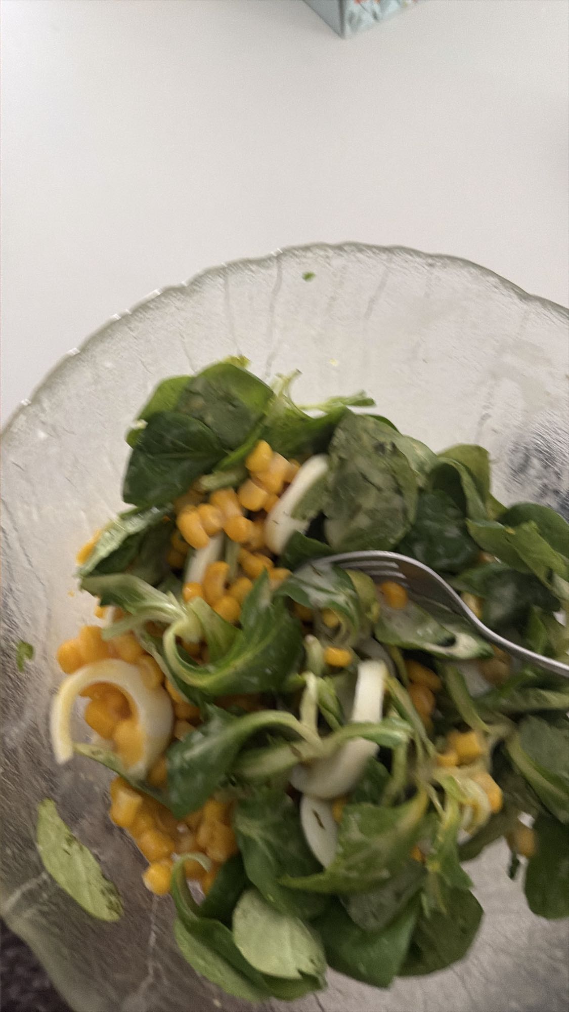 Maissalat mit Feldsalat