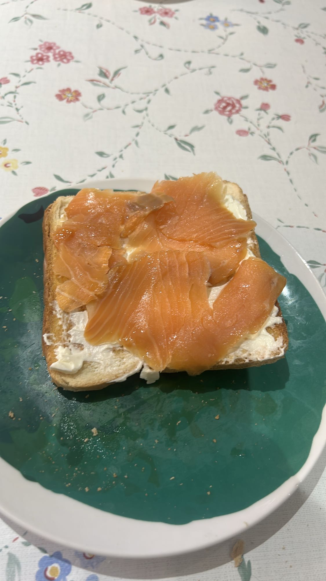 Tartine saumon fumé