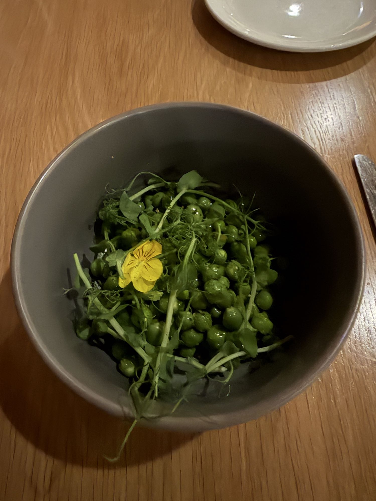 Salade de petits pois