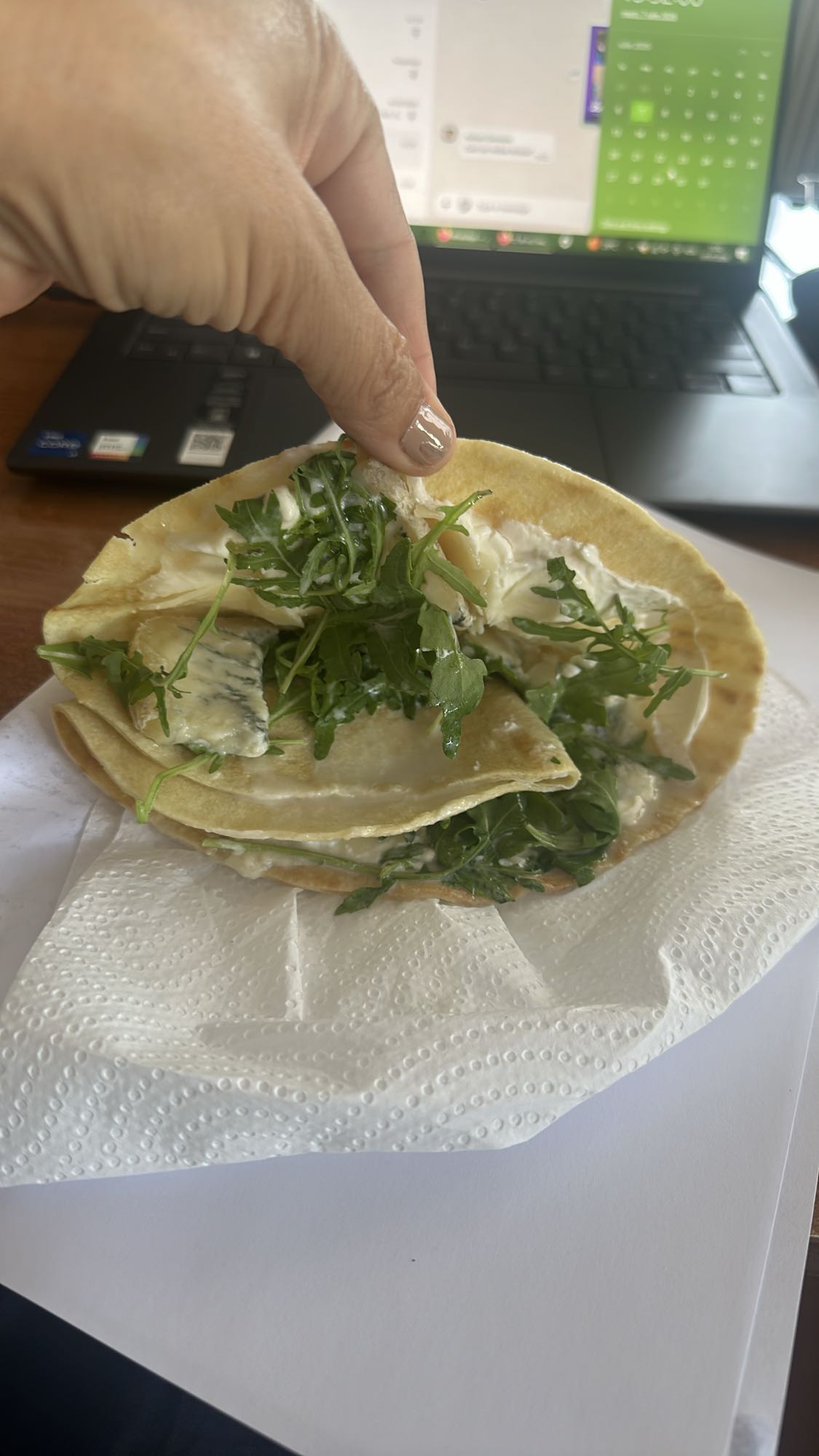 Savory Cheese Crepes