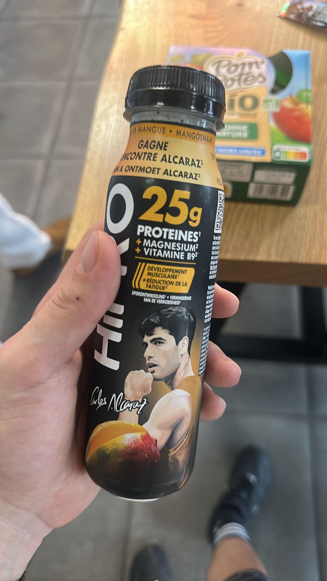 Boisson protéinée mangue