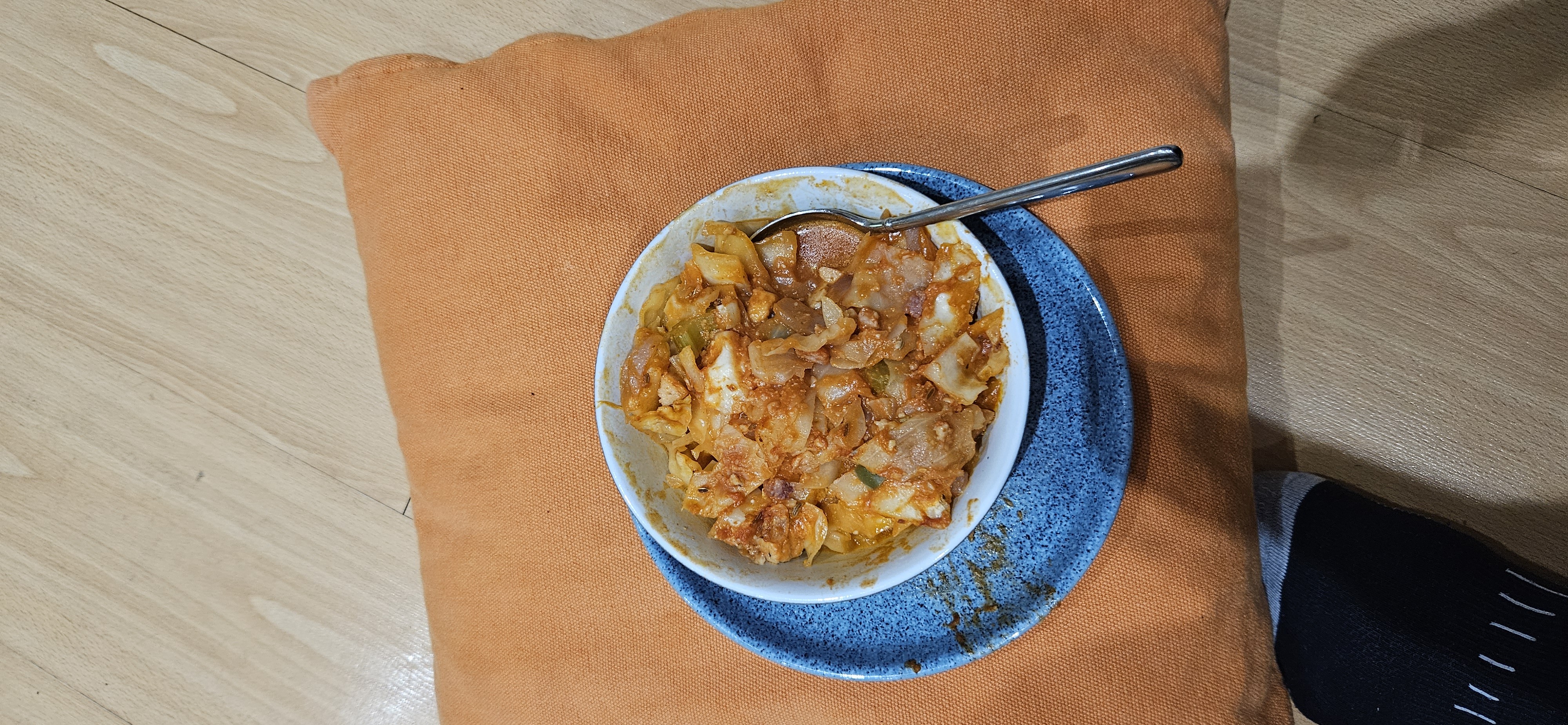 Kimchi Bacon Quorn Stir Fry