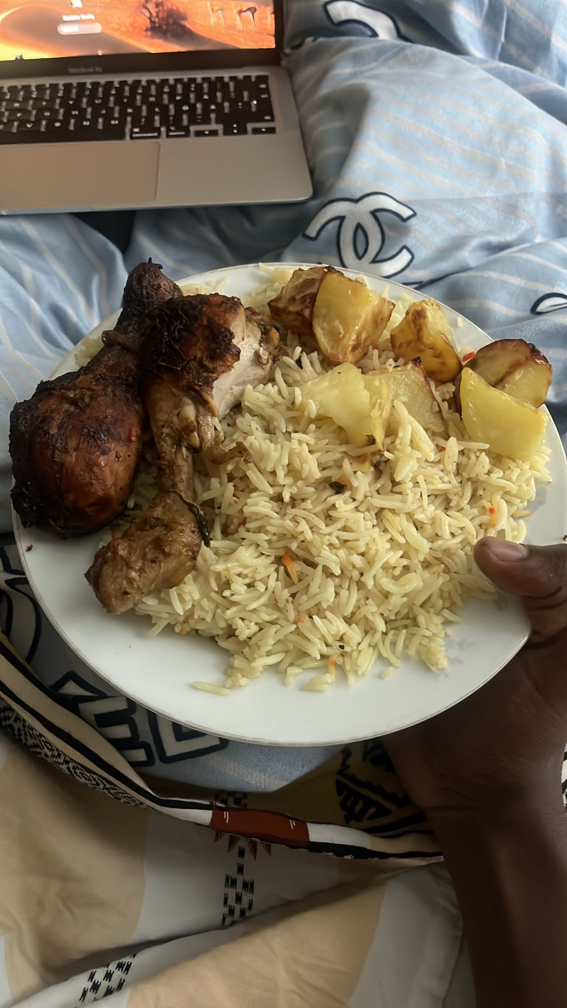 Rice Chicken and Potatoes