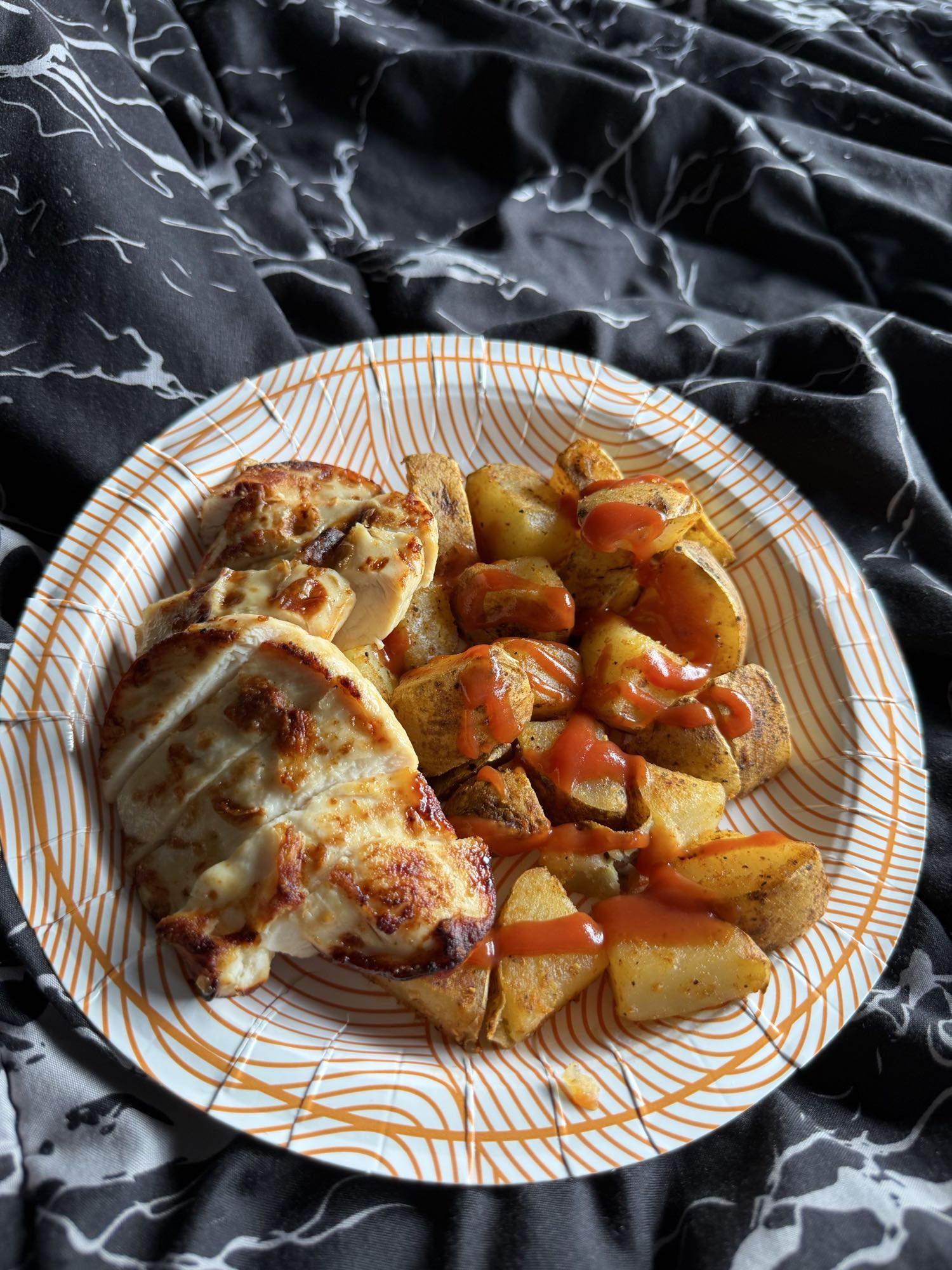pollo con papas