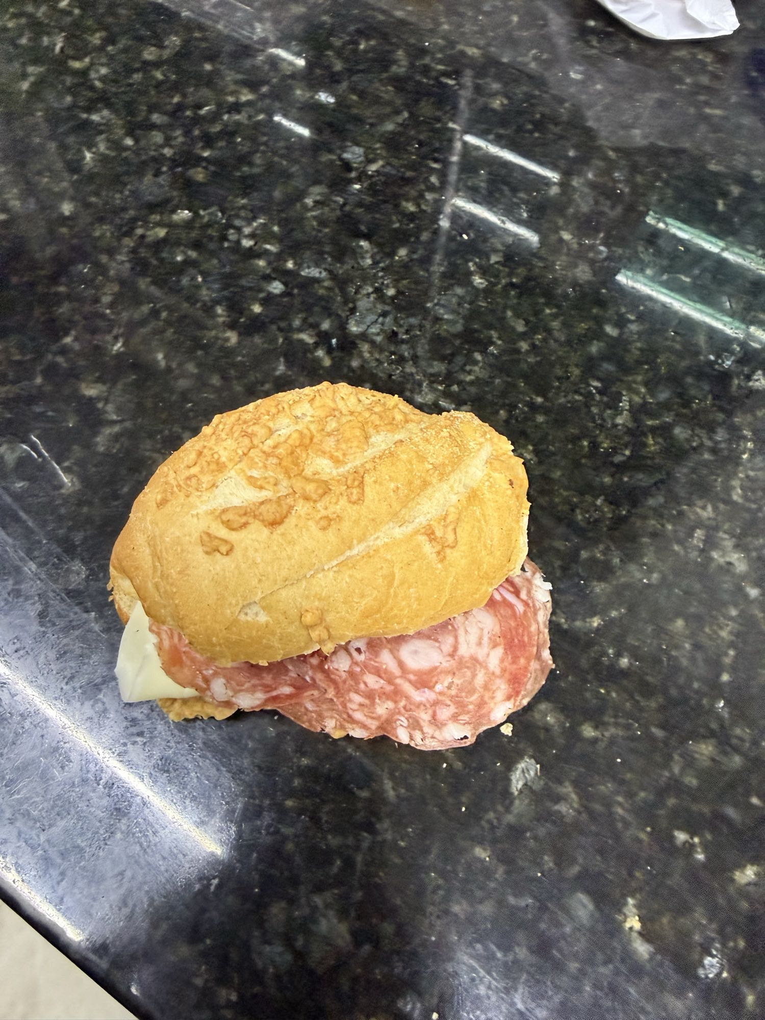 Sanduíche de salame