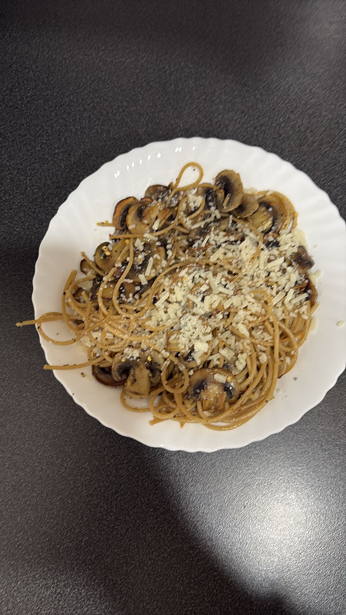 Spagetti med sopp