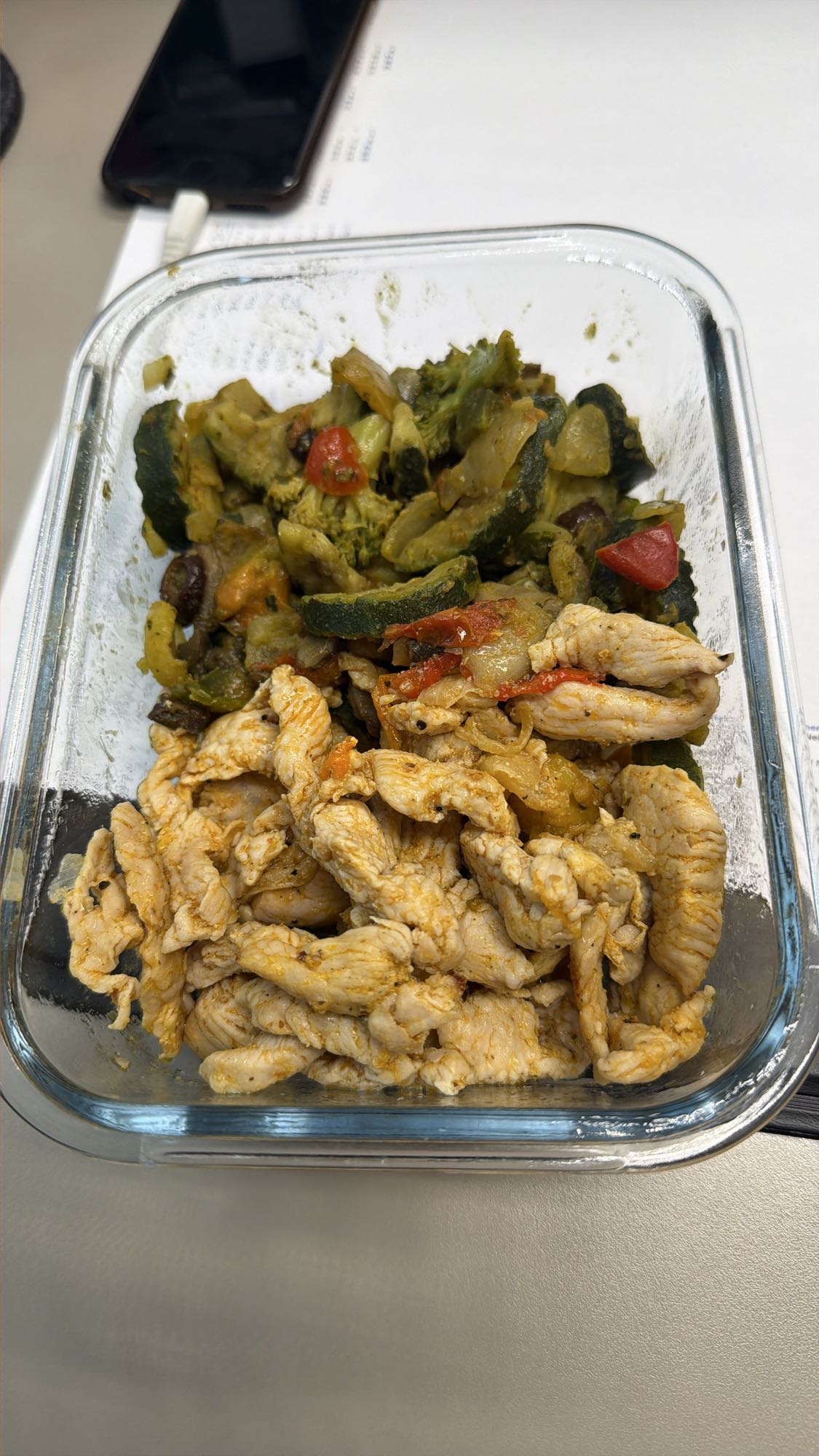 Huhn mit Gemuese
