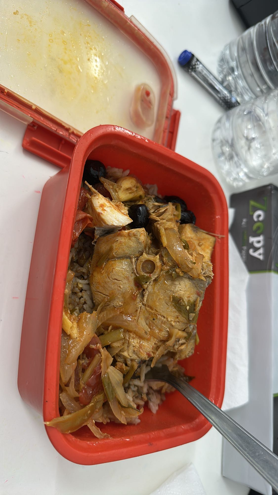 Riz au poisson mijoté