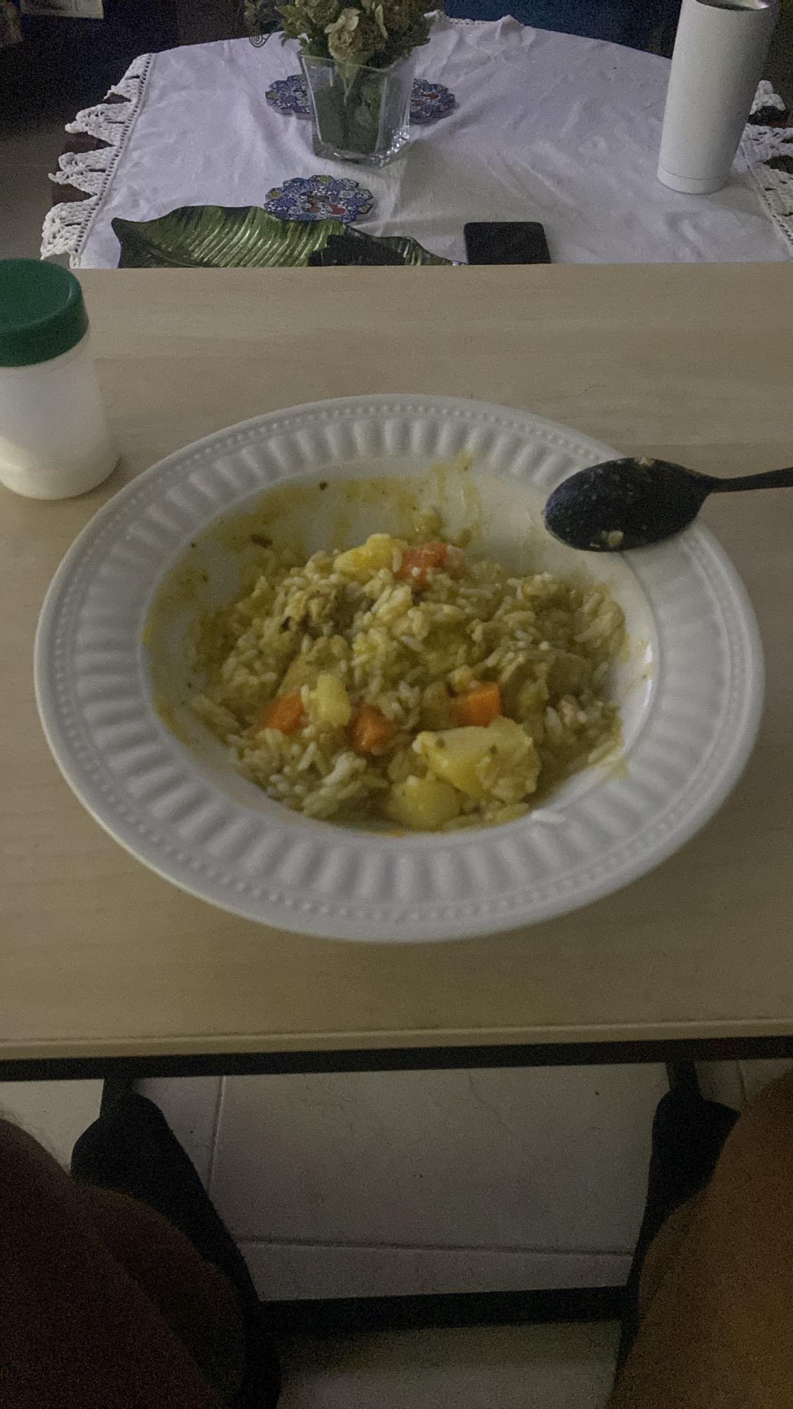 arroz con verduras