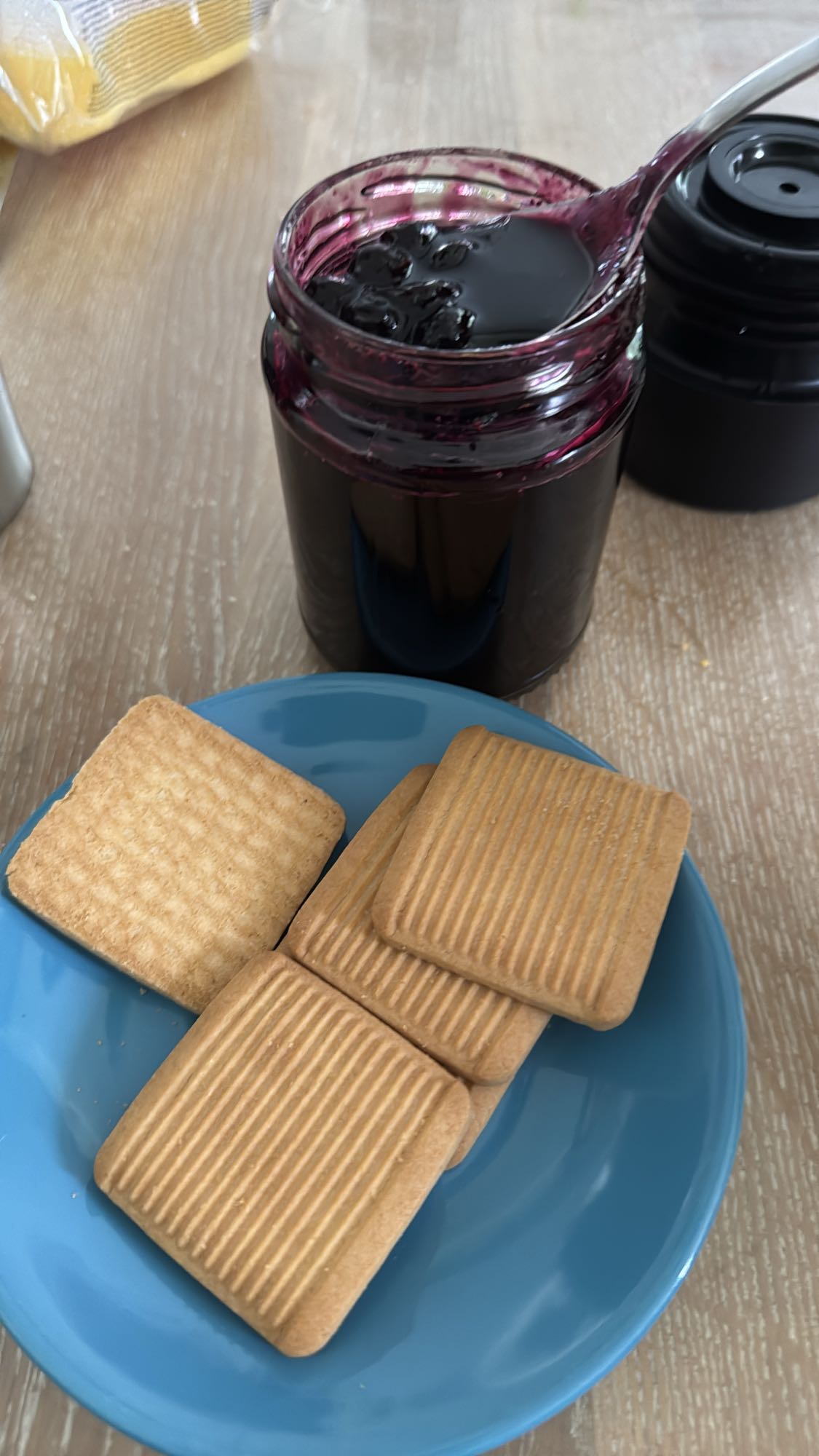Biscuits with Berry Jam