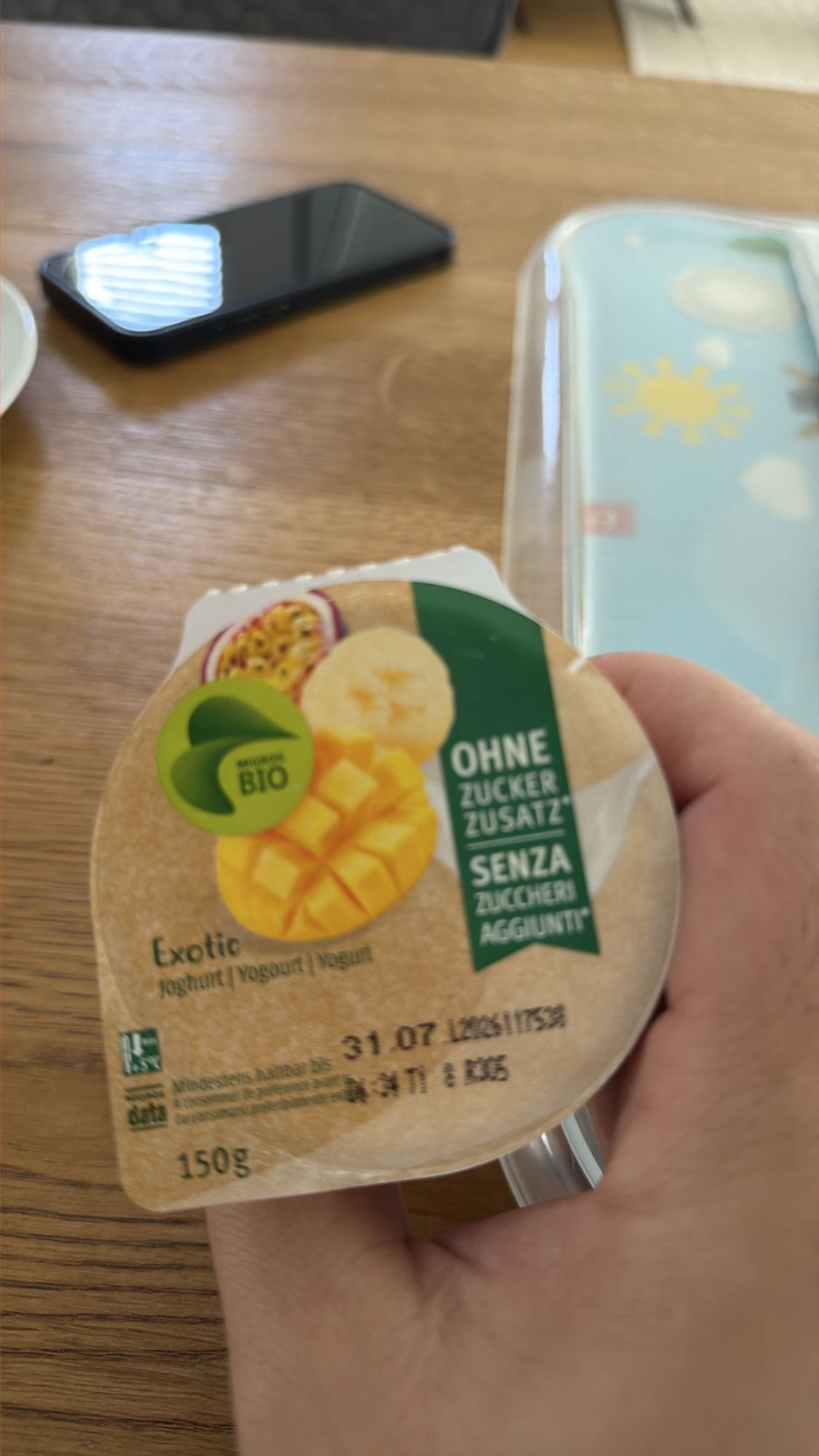 Exotischer Joghurt