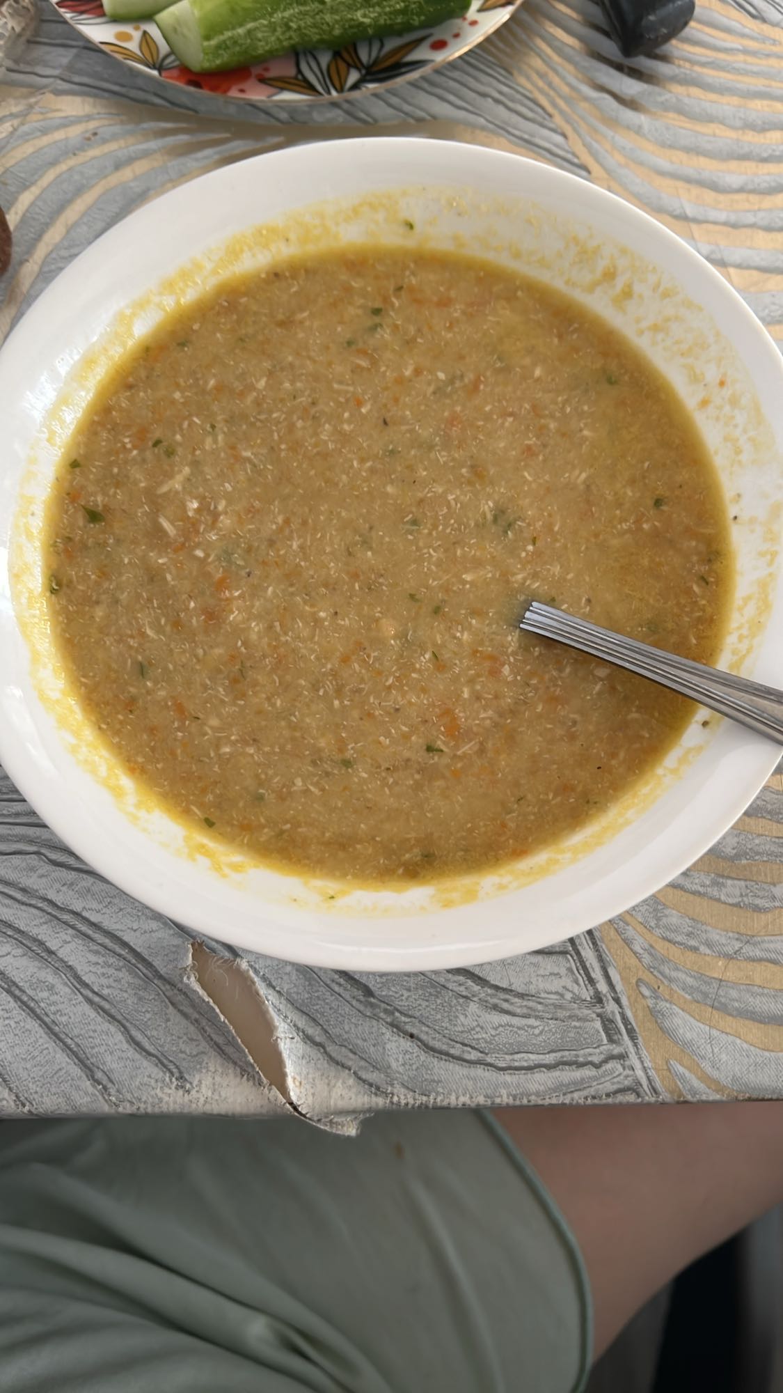 Куриный суп с вермишелью