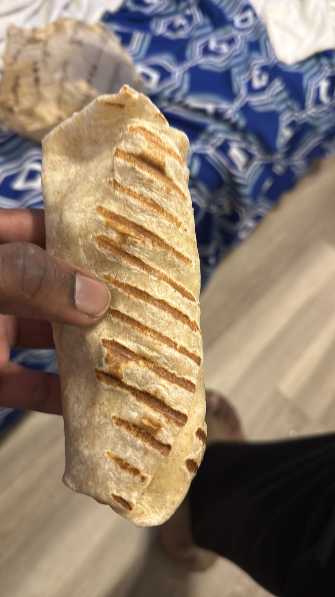 Wrap grillé au poulet