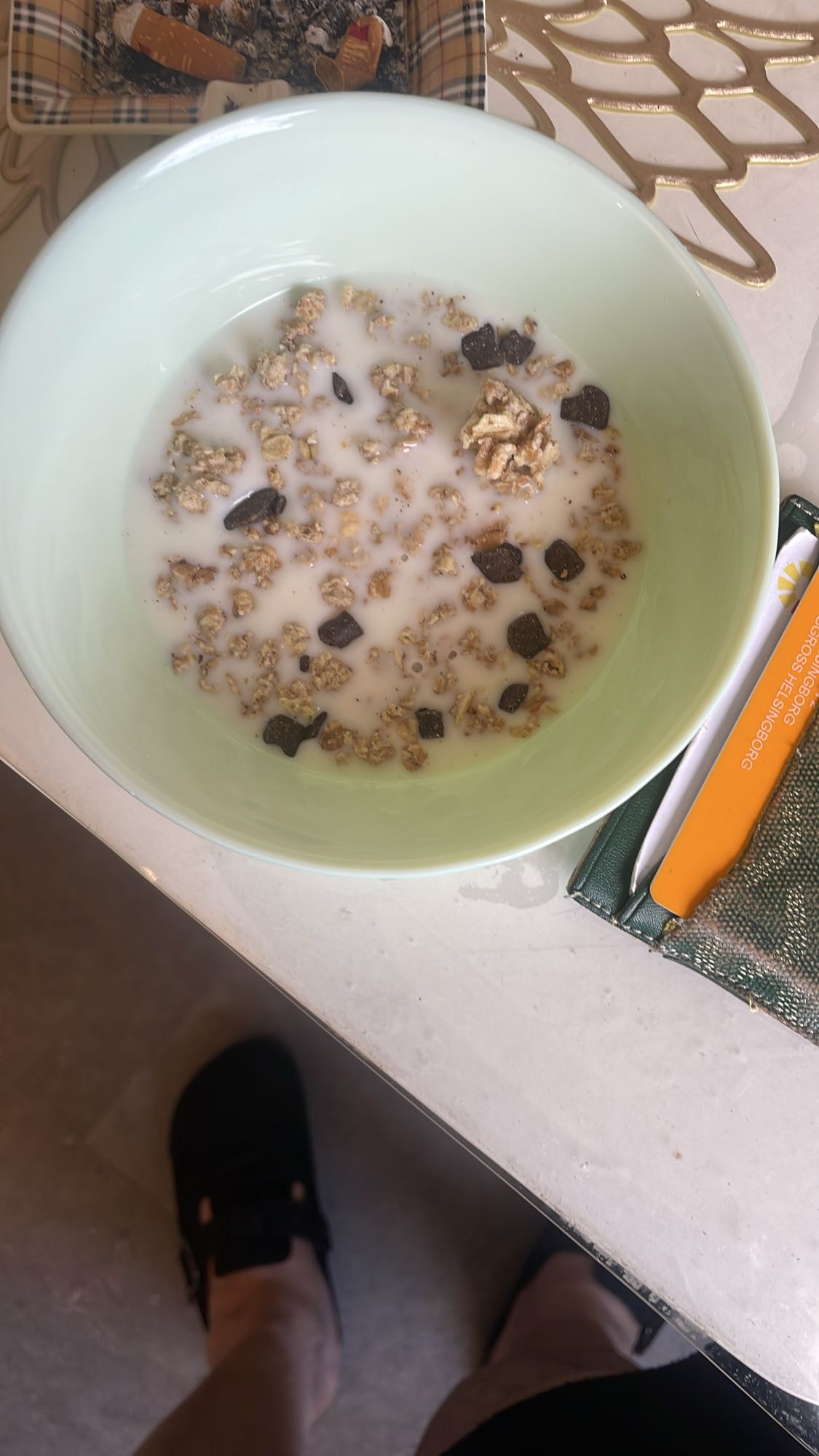 Müsli med mjölk