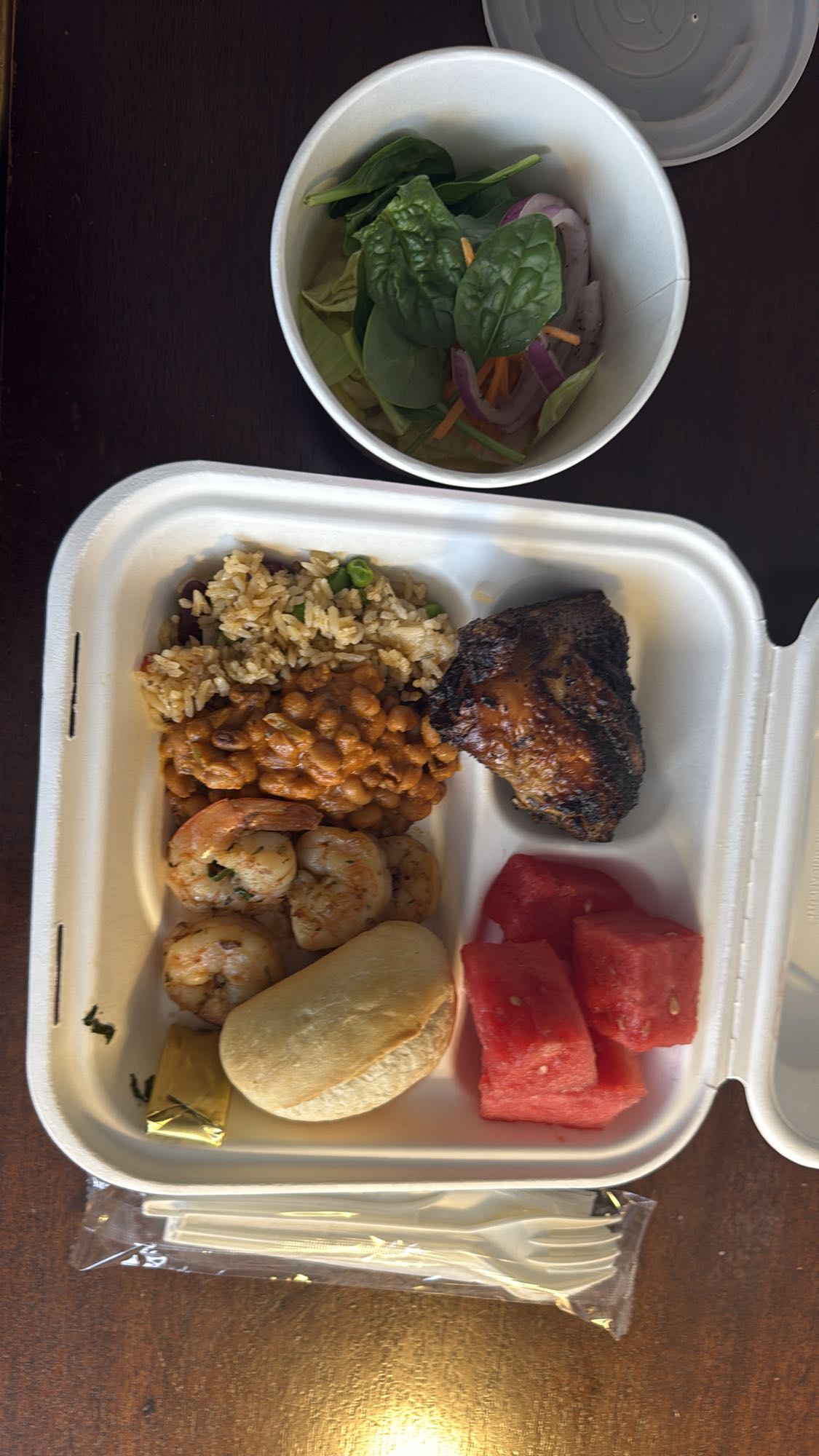 Chicken Shrimp Plate