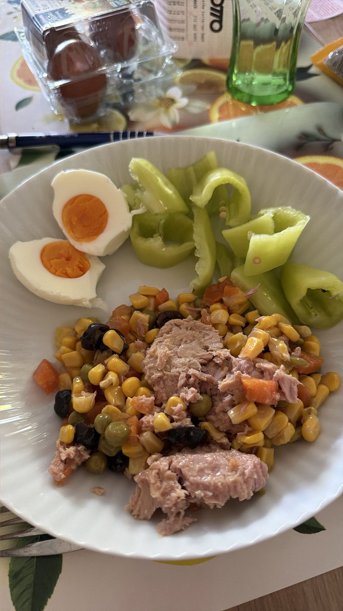 Thunfischsalat mit Ei
