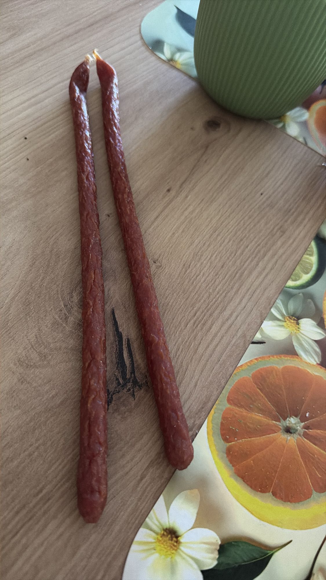 Zwei Snackwürste
