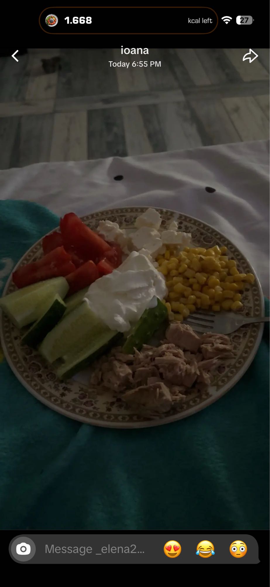 Tuna Veggie Plate