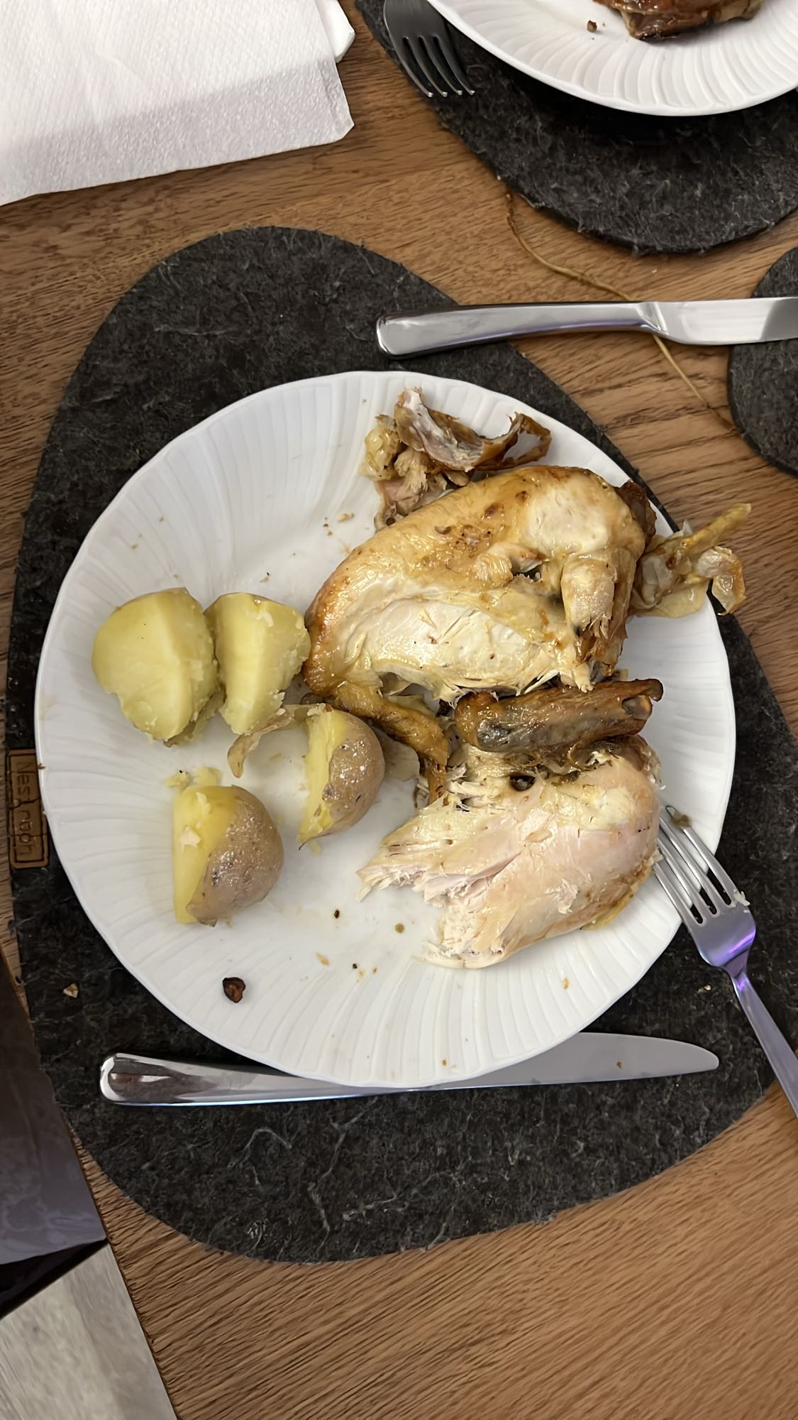 Pollo arrosto e patate