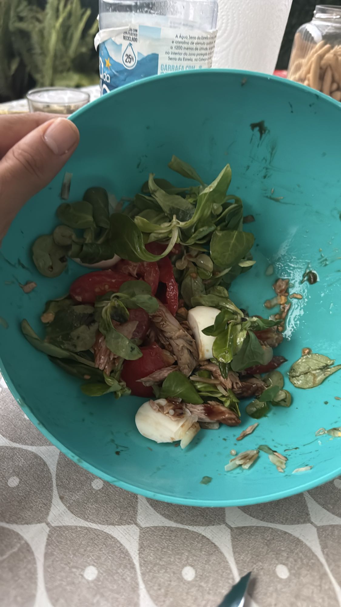 ensalada con atun y huevo