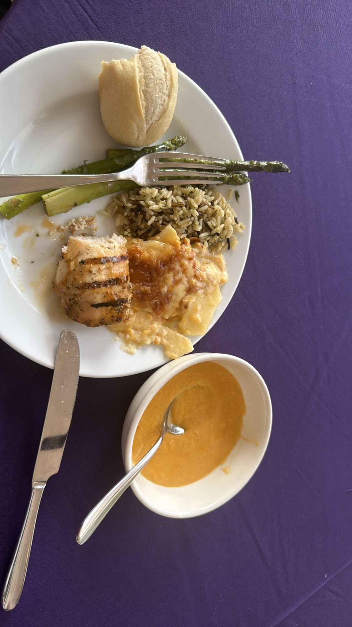 Salmon Plate with Soup