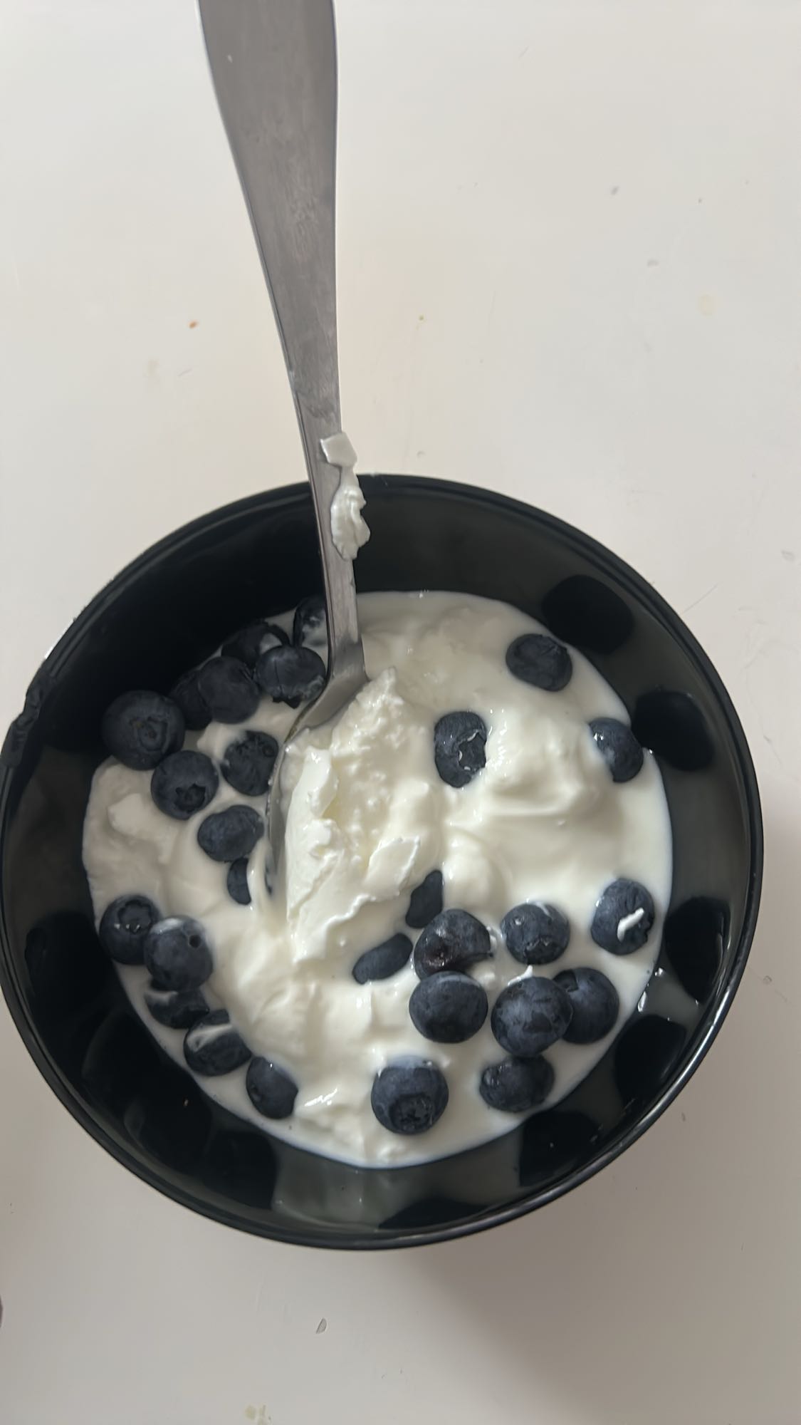 Joghurt mit Blaubeeren