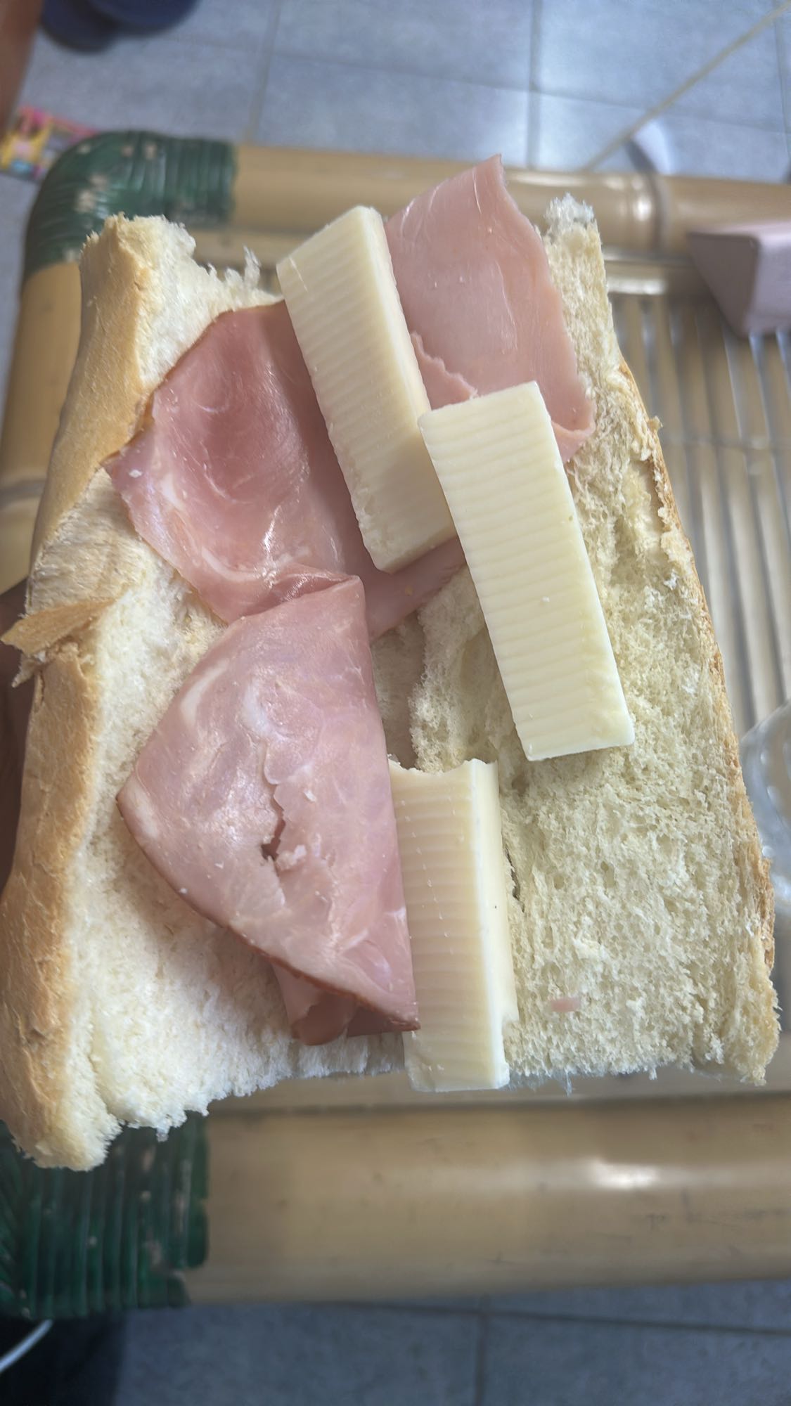 Sandwich jambon fromage