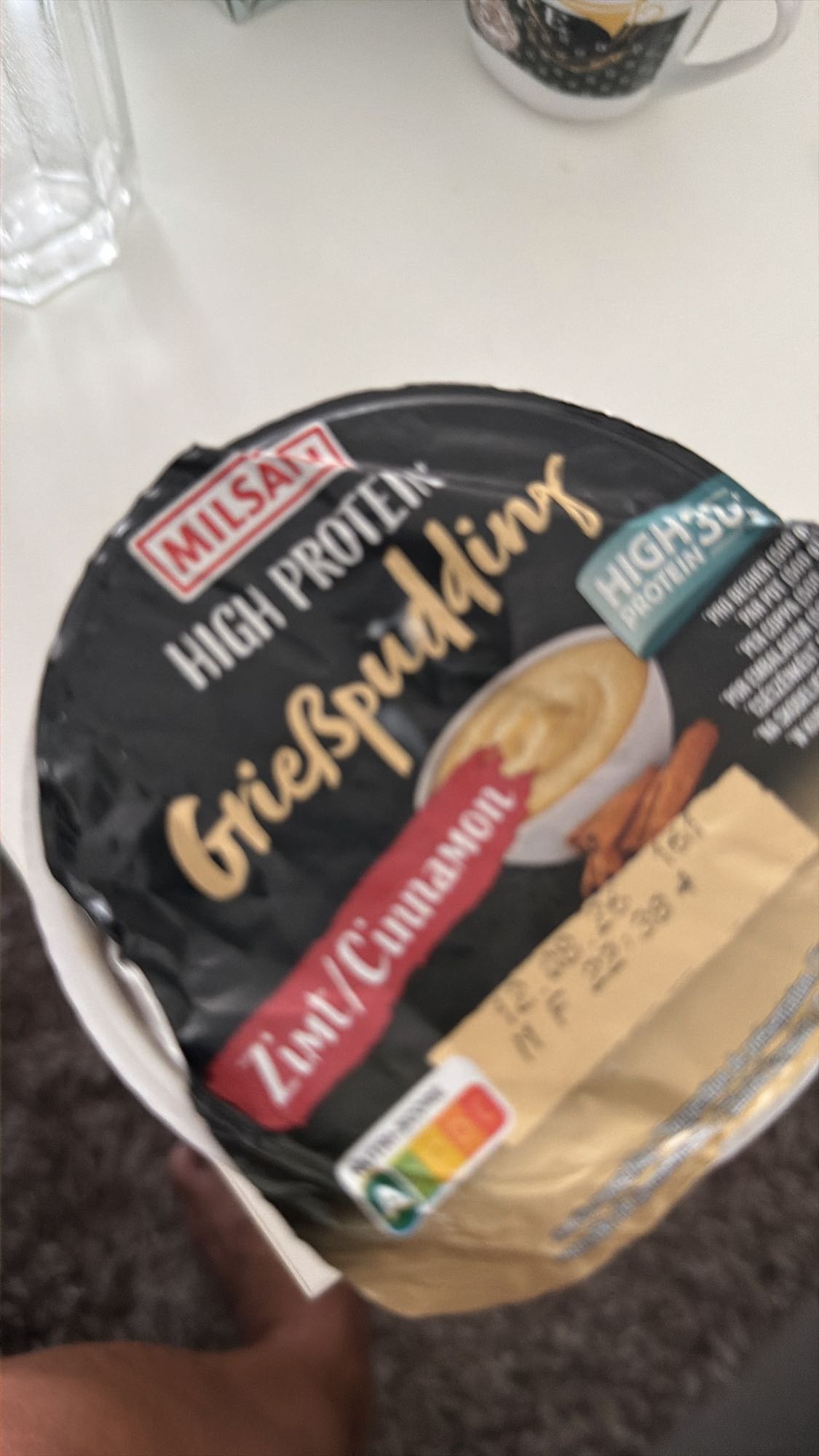 Zimt-Proteinpudding