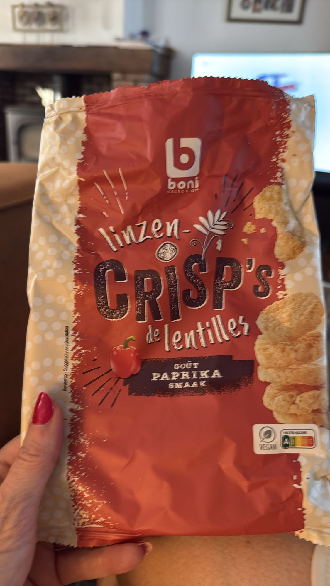 Linzenchips paprika