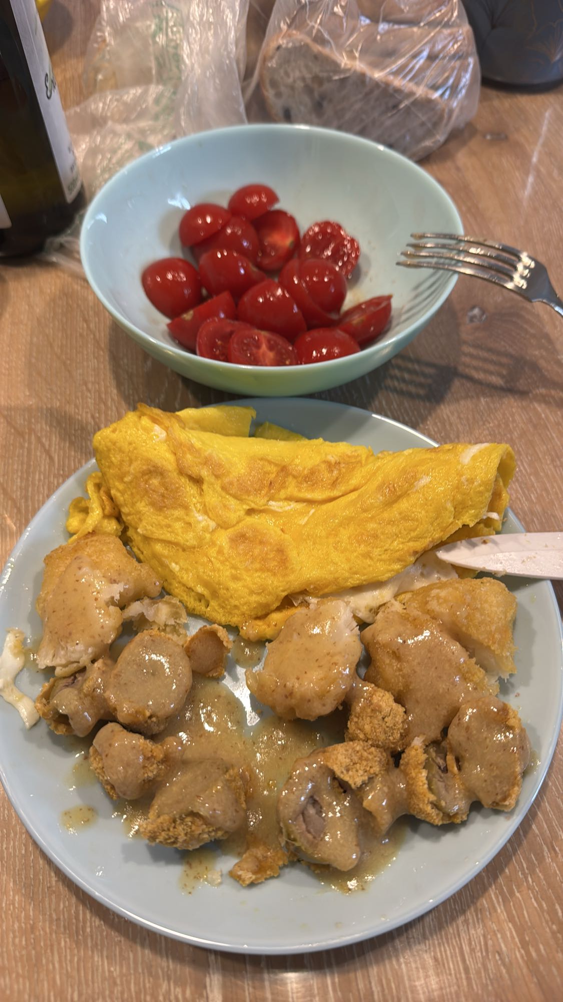 Omelet with Tomatoes