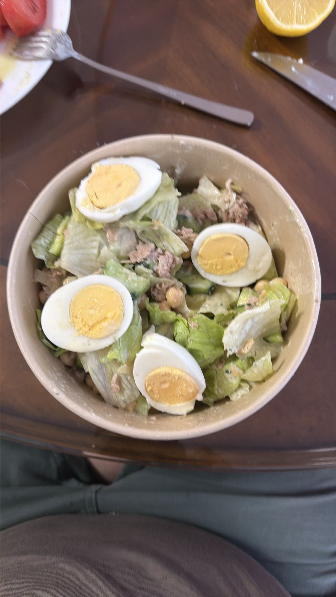 Tuna Egg Salad Bowl
