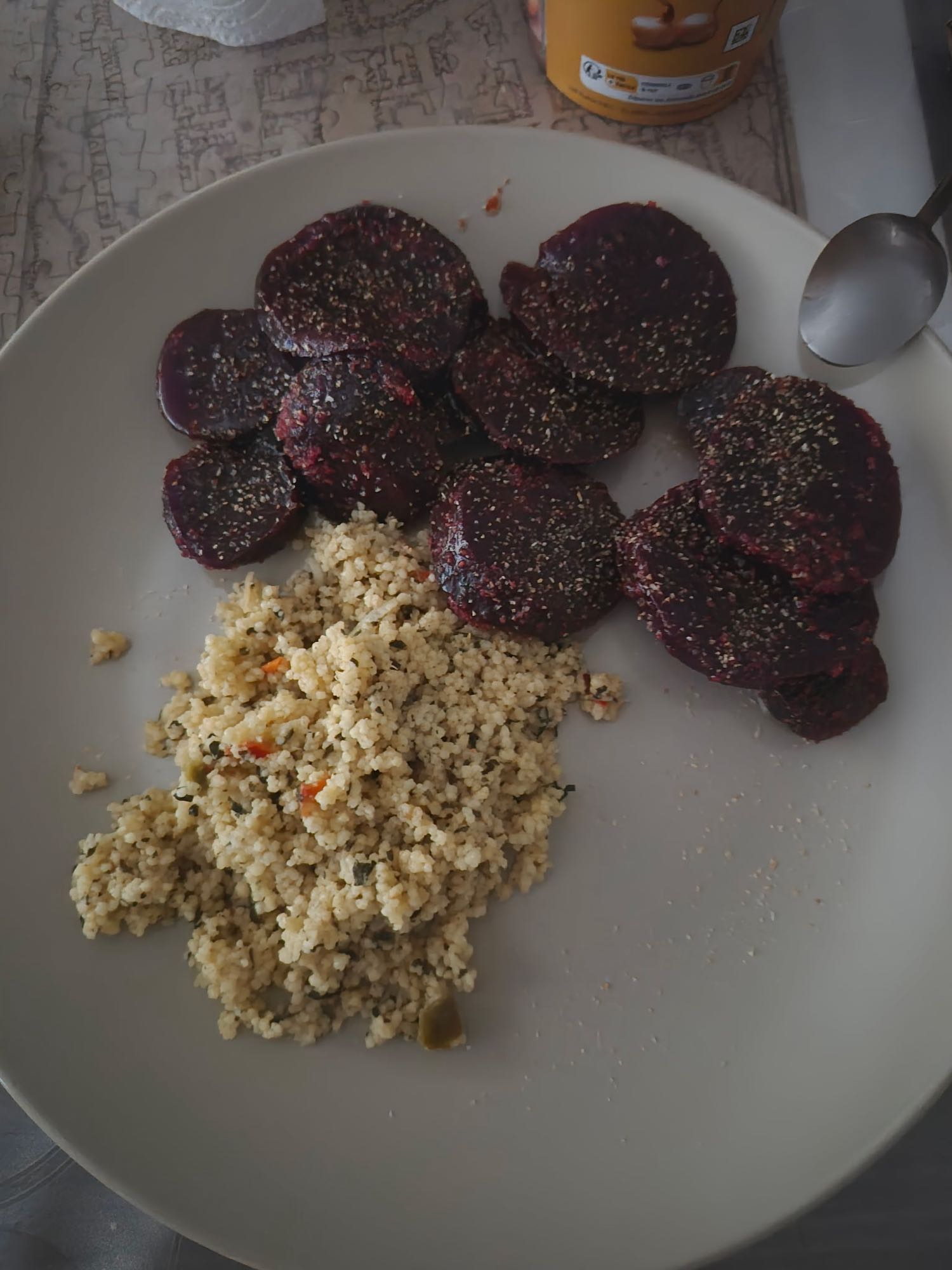 Betteraves et couscous