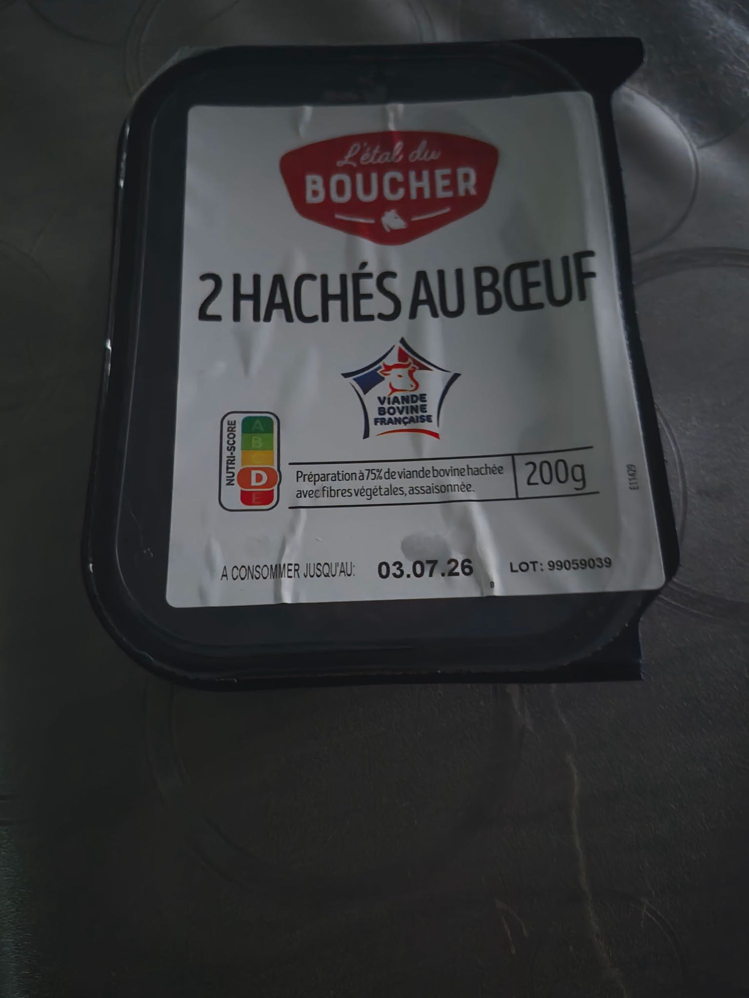 Hachés au bœuf