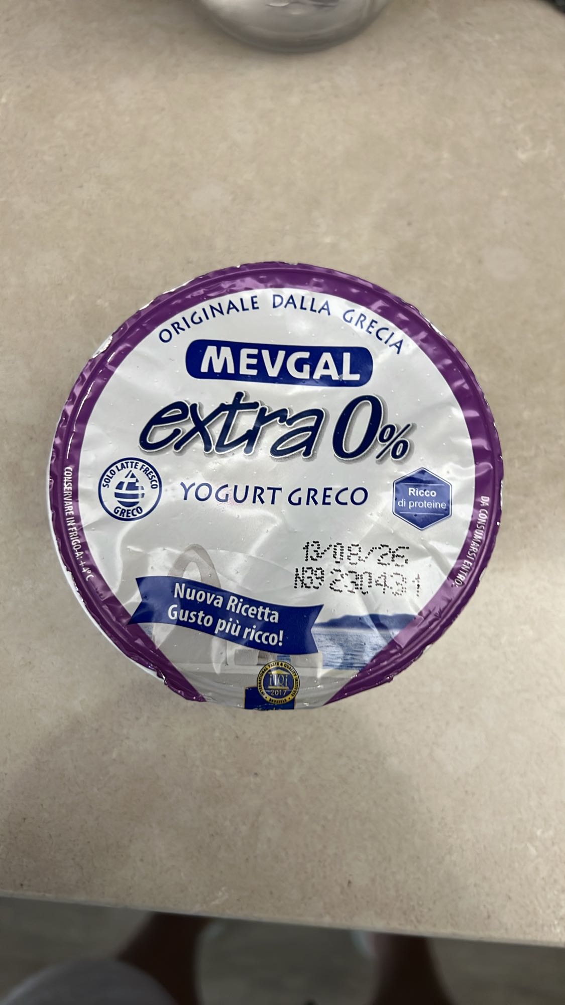 Yogurt greco 0%