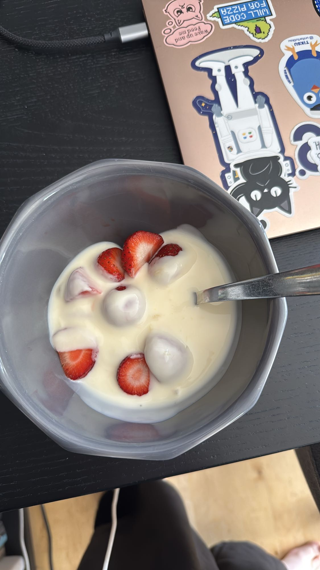 Yogurt with Strawberries