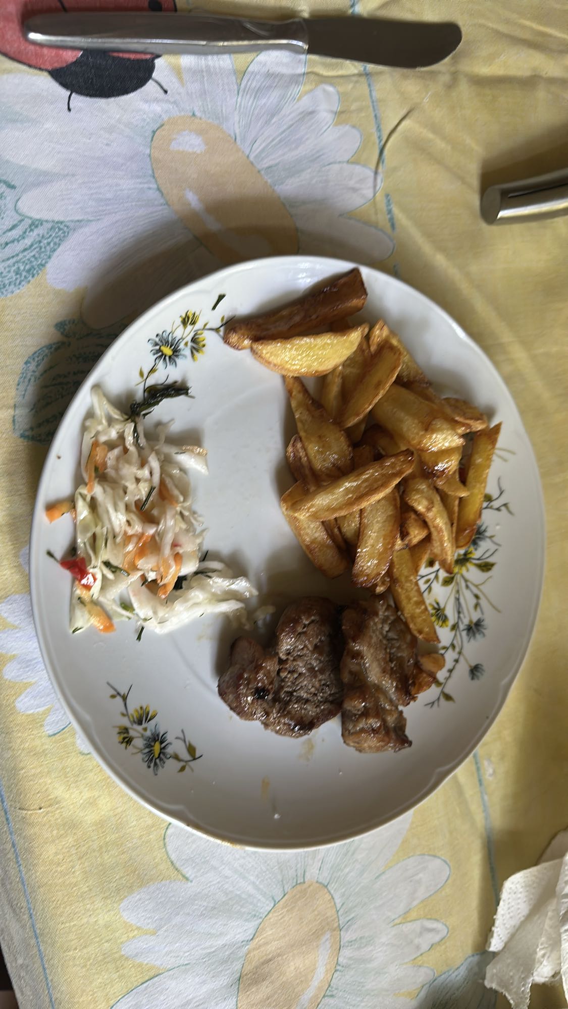 Fried Potatoes and Pork